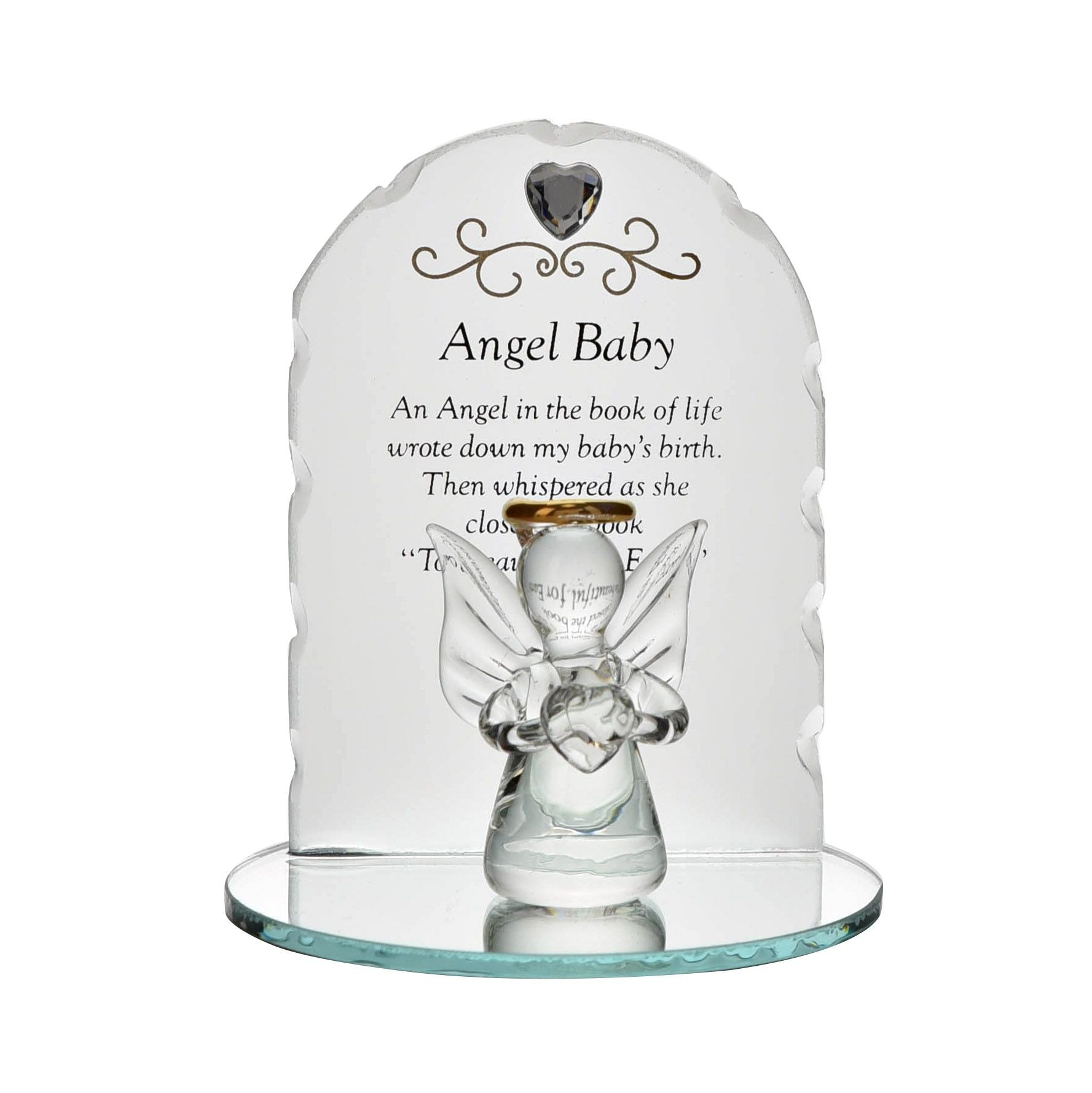 Thoughts of You Angel Plaque - Baby