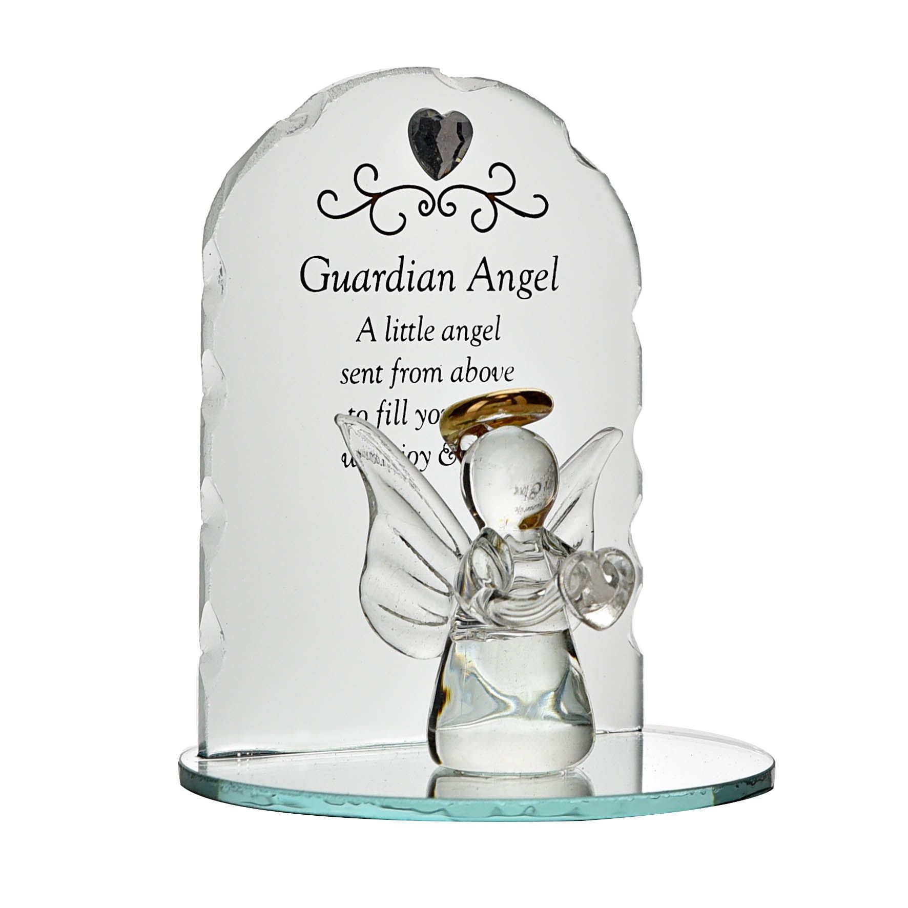 Thoughts of You Angel Plaque - Guardian Angel