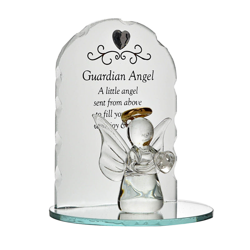 Thoughts of You Angel Plaque - Guardian Angel