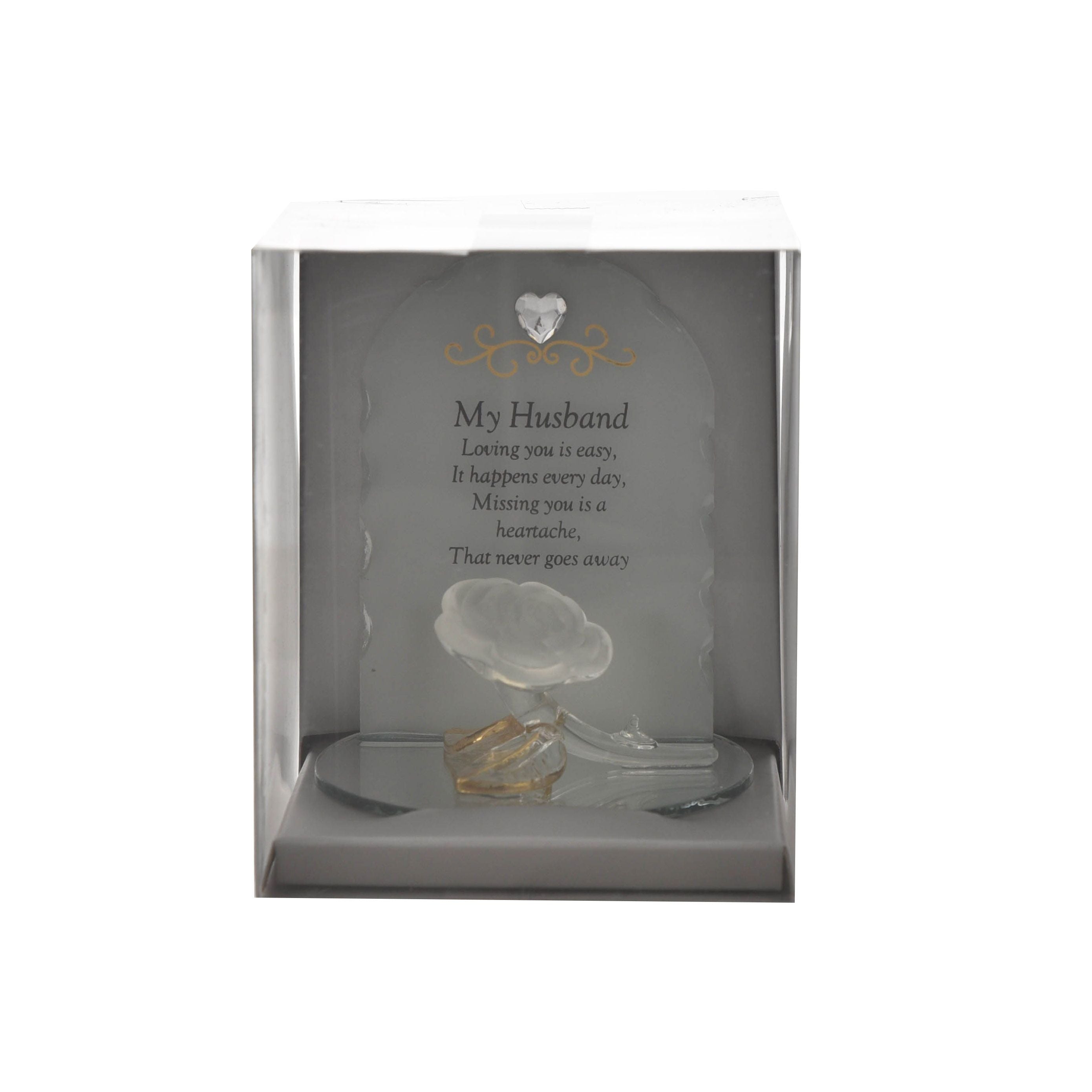 Thoughts of You Rose Plaque - Husband