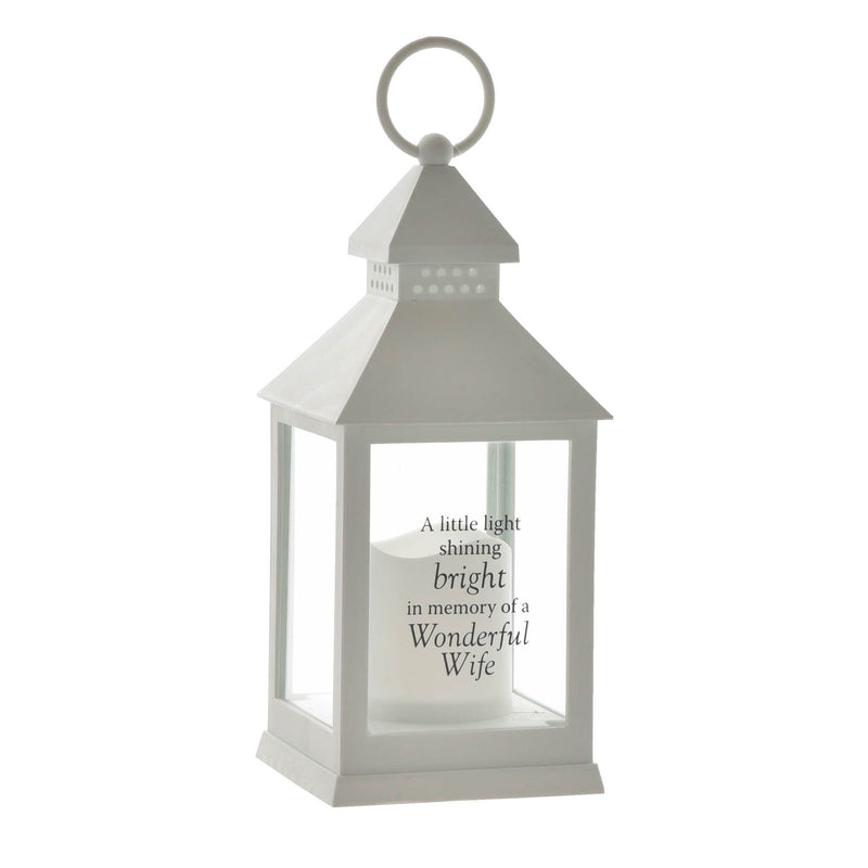 Thoughts of You Graveside Lantern - Wife