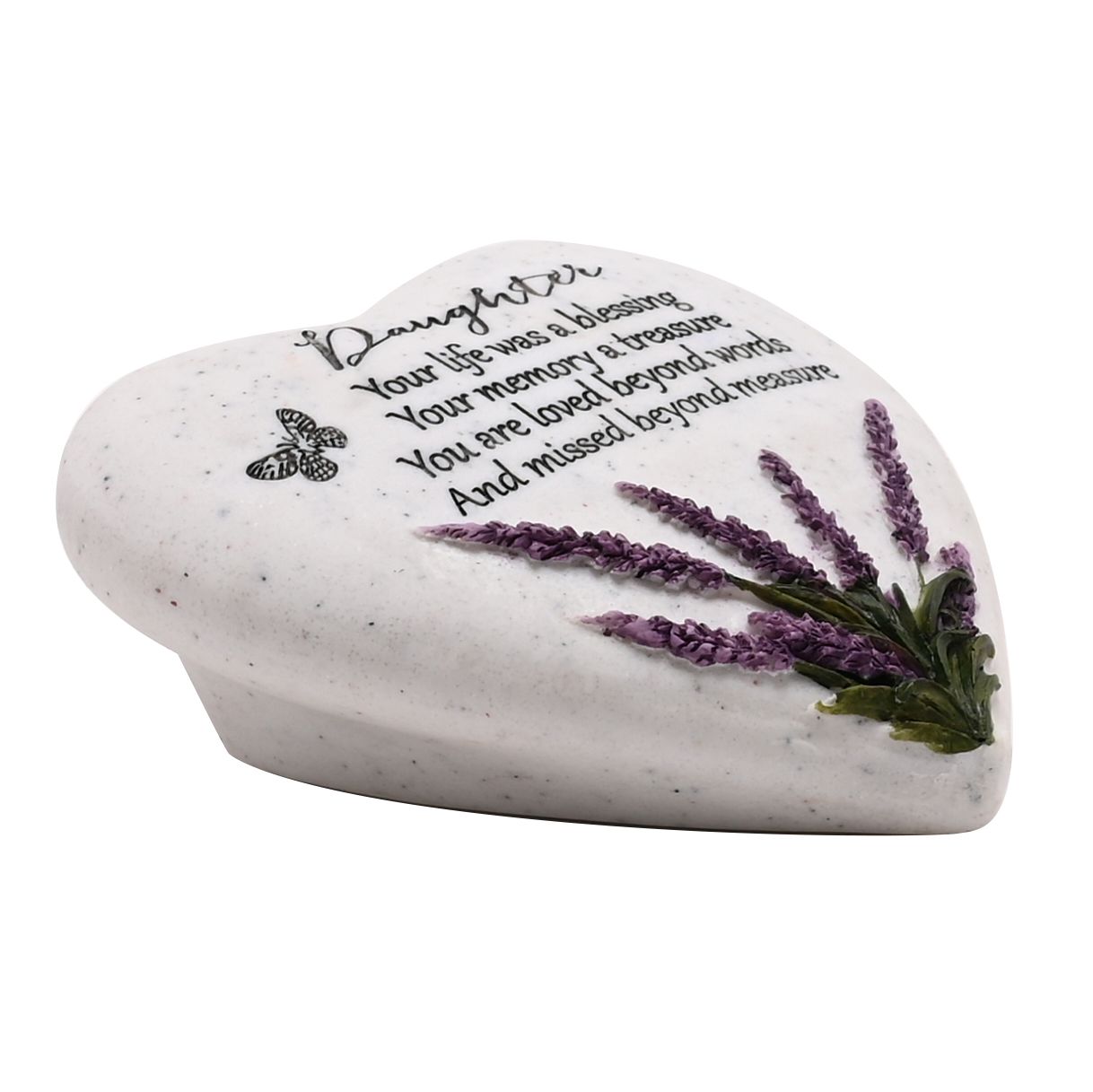 Thoughts Of You Heart Stone Lavender - Daughter