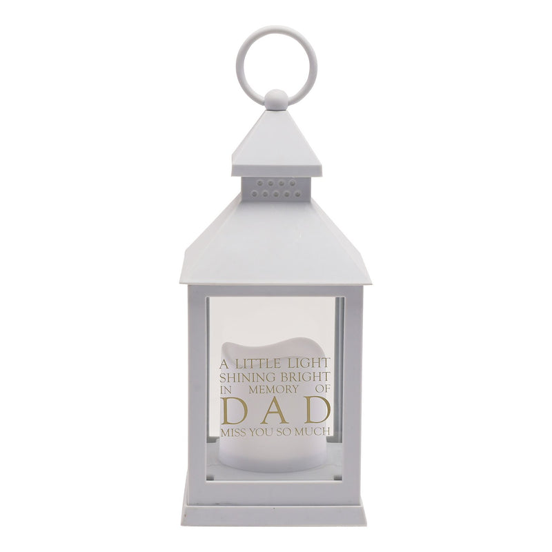 Thoughts of You Graveside Lantern Grey Dad