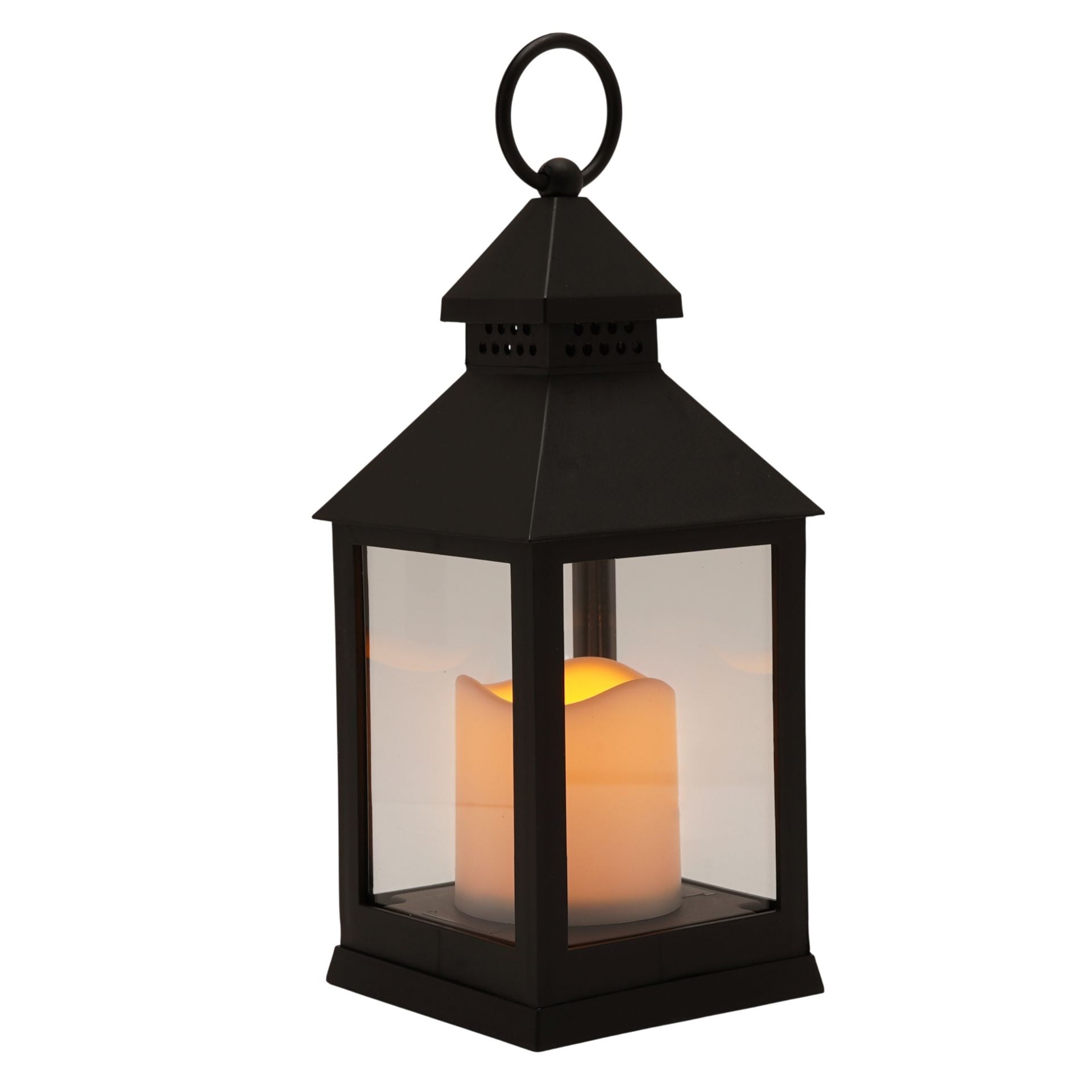 Thoughts of You Black Graveside Lantern - Plain