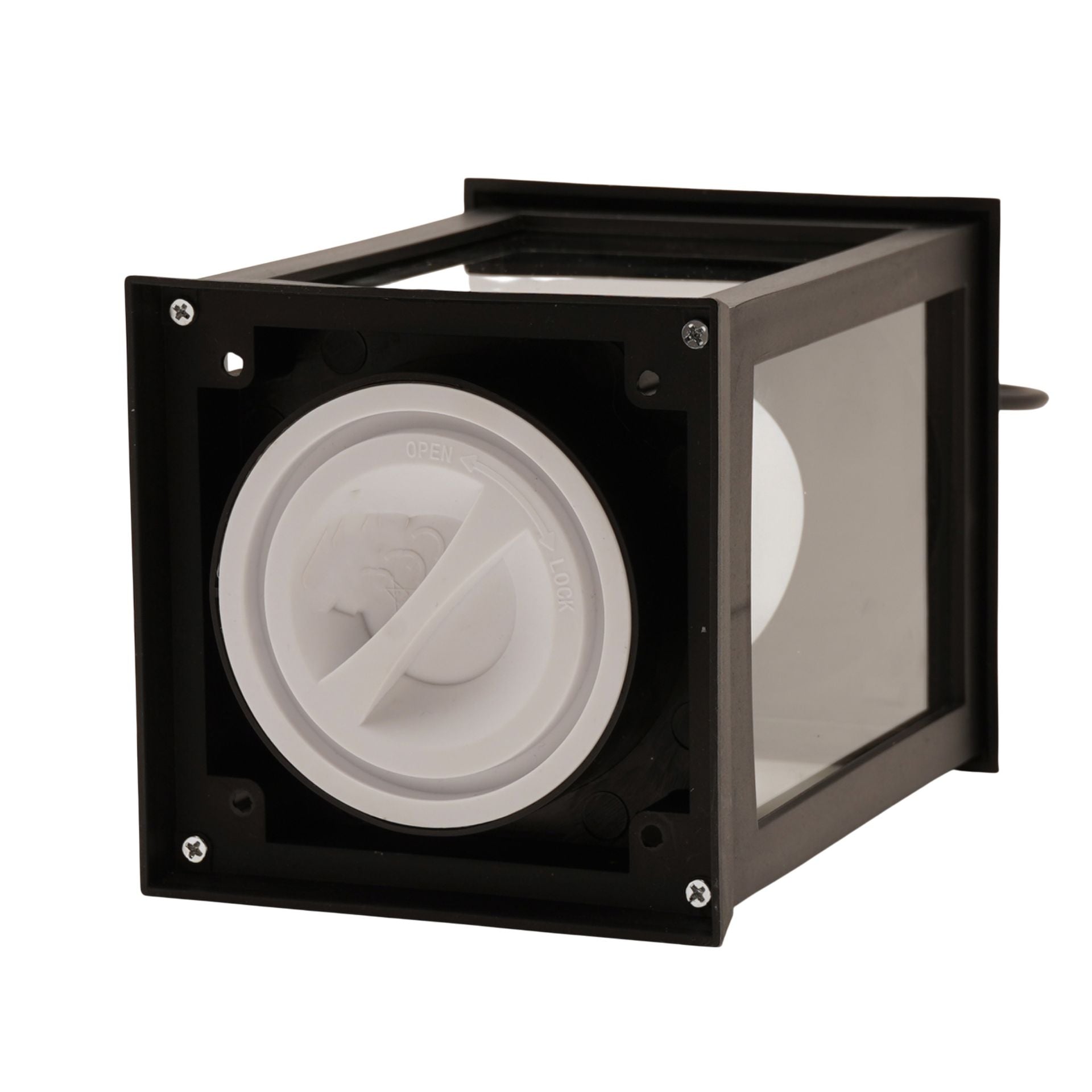 Thoughts of You Black Graveside Lantern - Plain