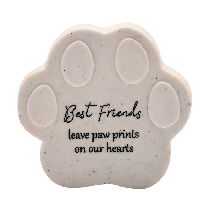 Thoughts of You Pet Memorial Paw Plaque - Small