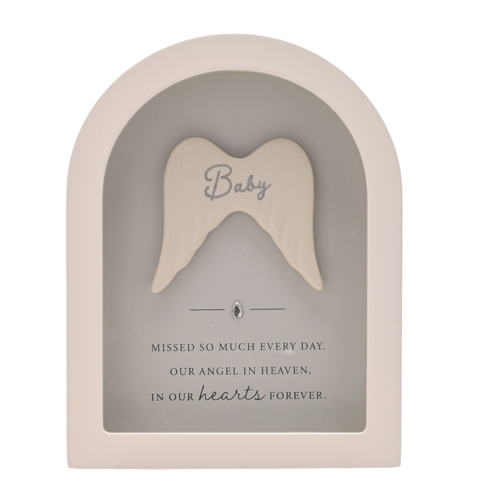 Thoughts of You Arched Framed Plaque - Baby