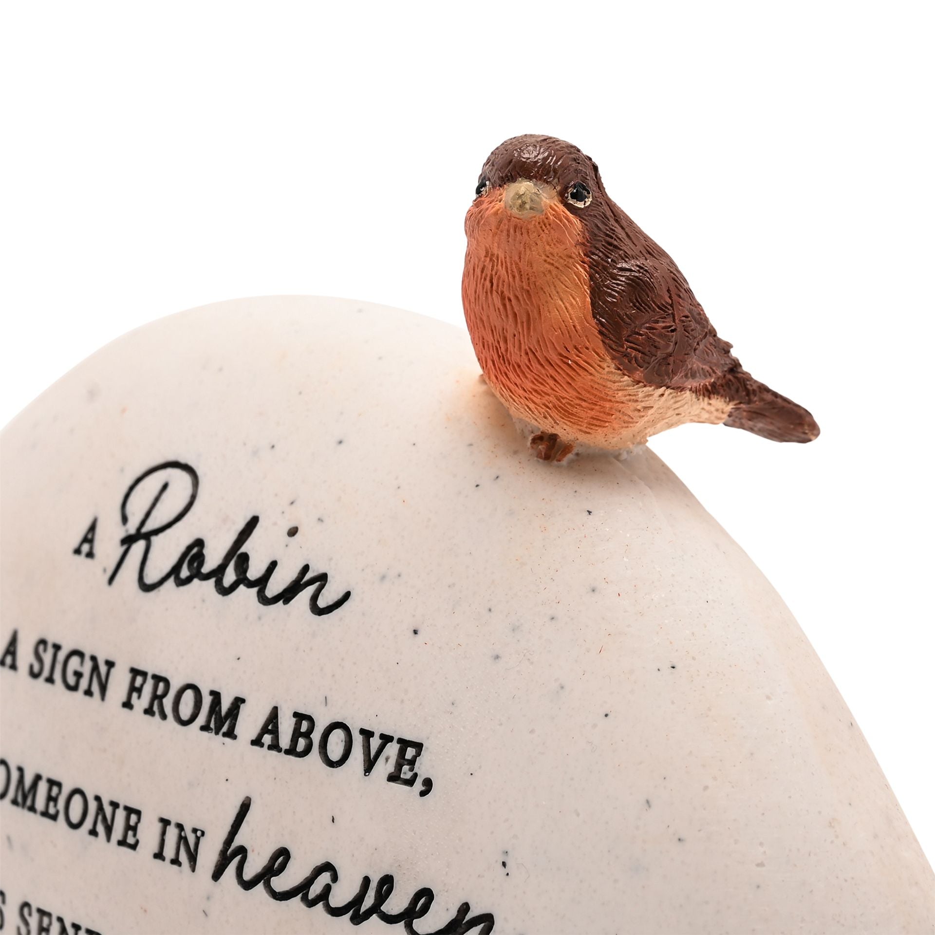 Thoughts of You Robin Graveside Plaque - Someone In Heaven