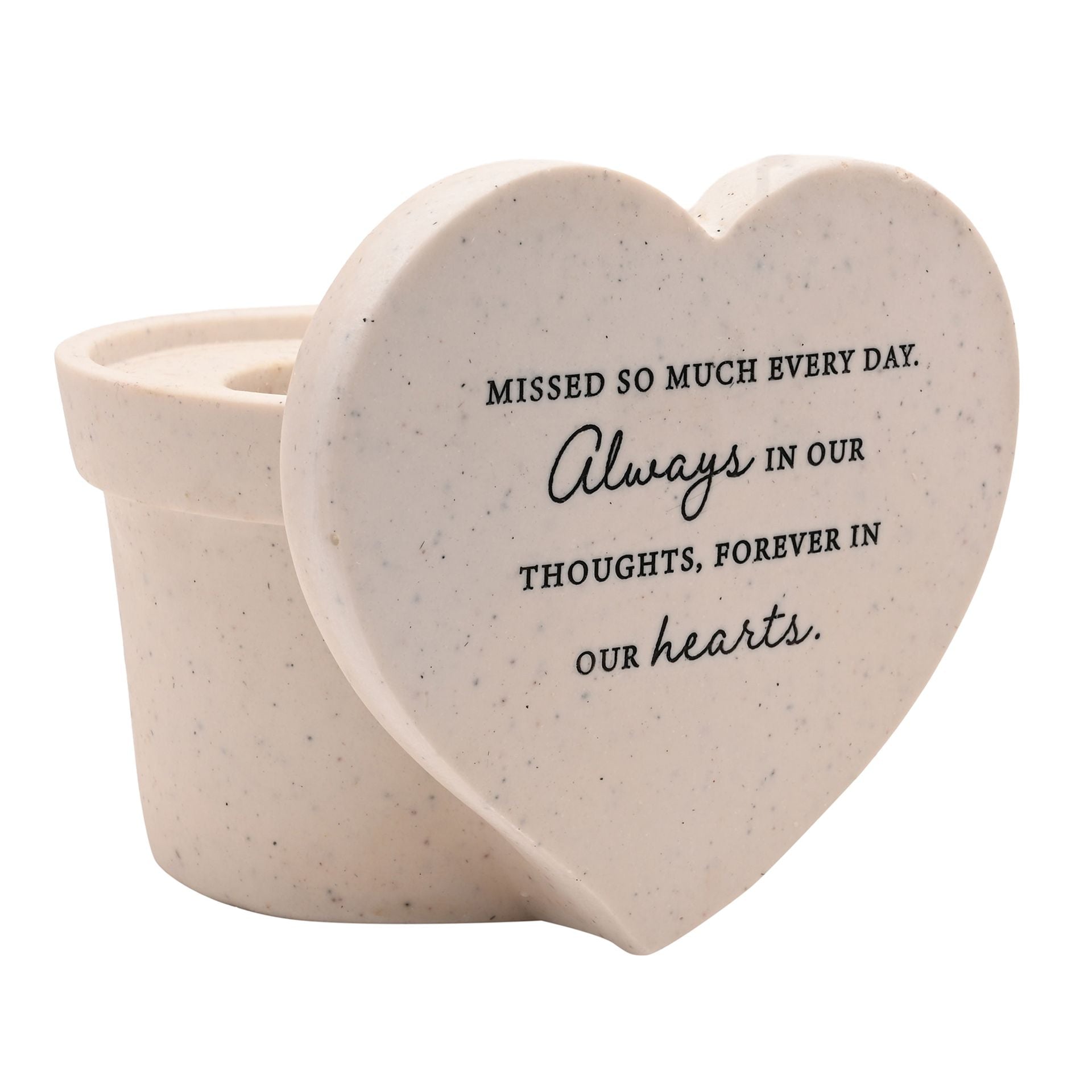 Thoughts of You Graveside Heart Vase