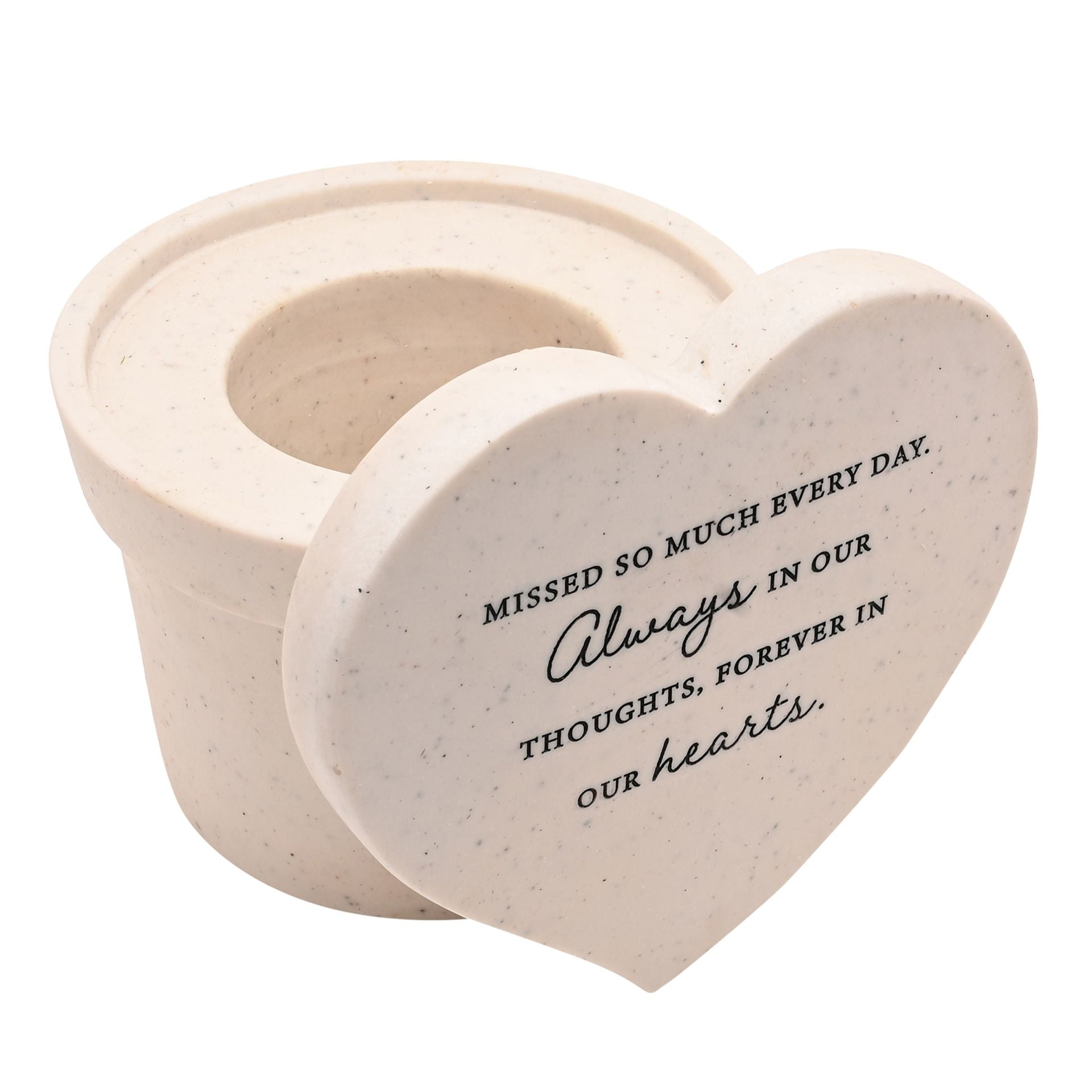 Thoughts of You Graveside Heart Vase