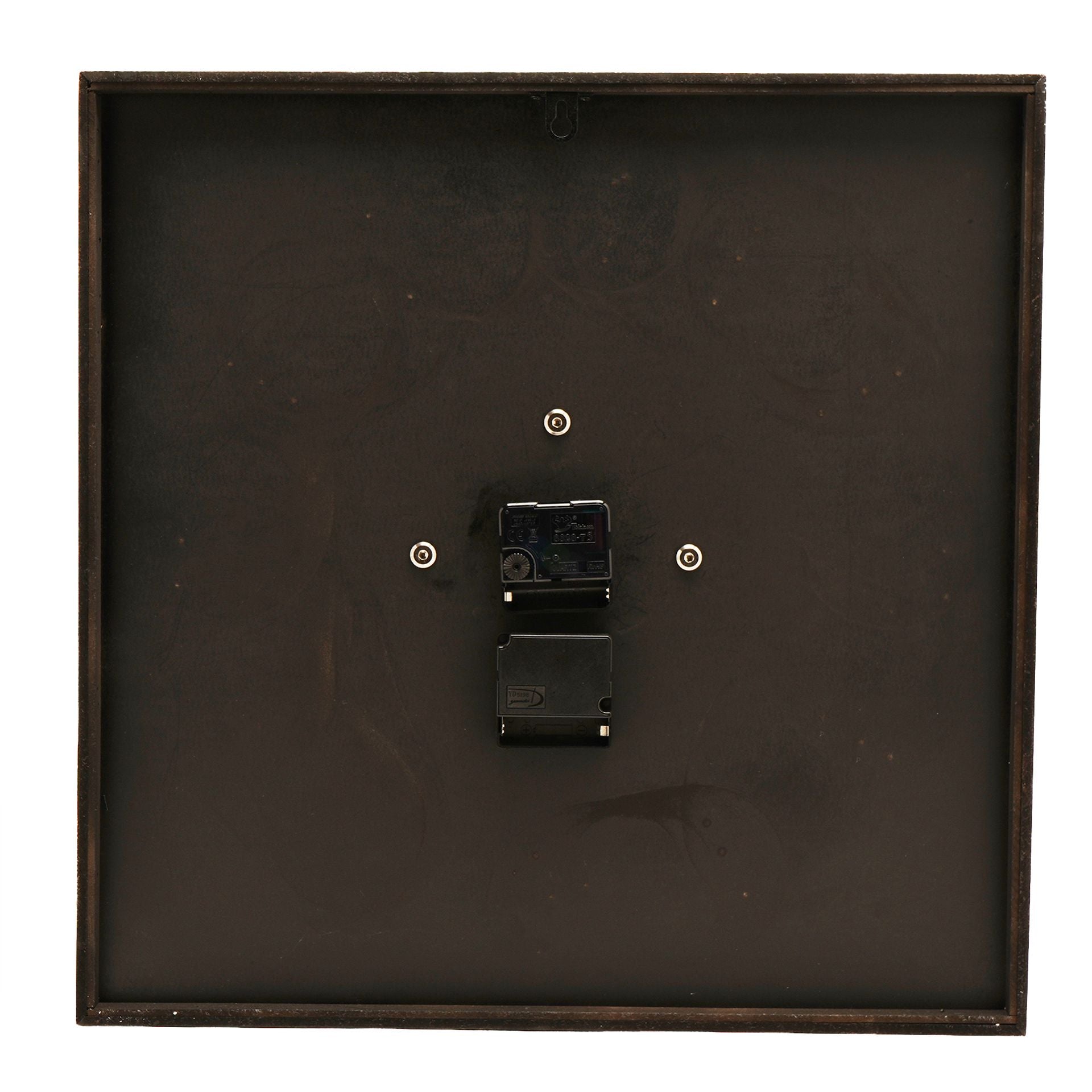 Wm Widdop Moving Gear Square Wall Clock - 49cm