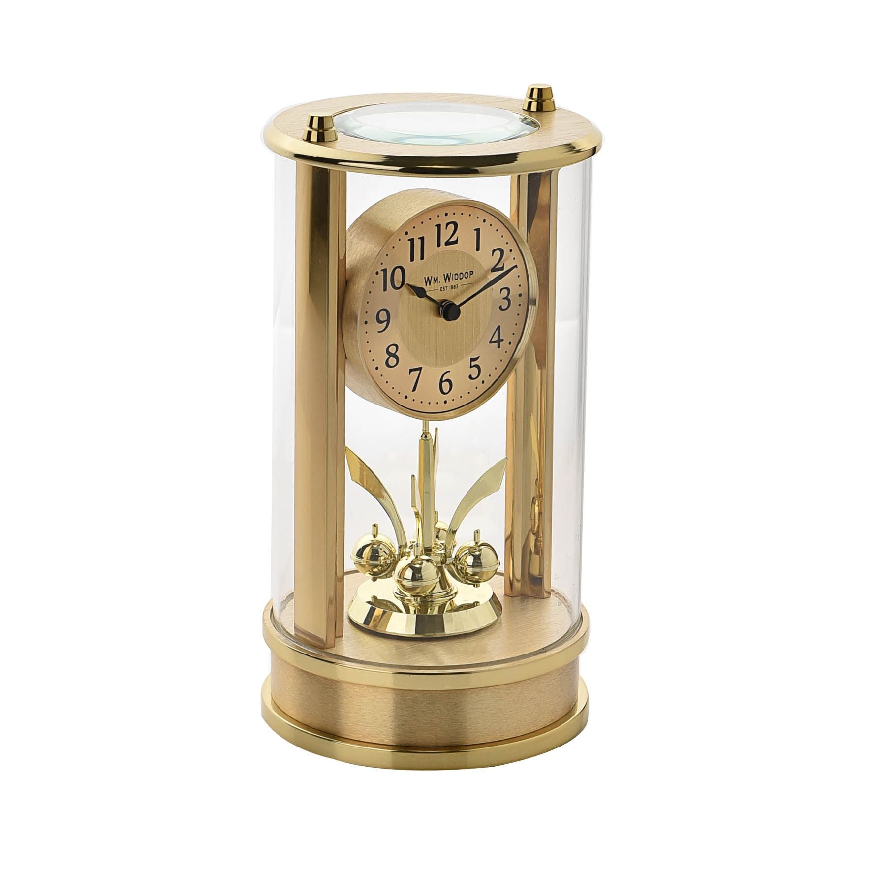 Wm. Widdop Gold Mantel Clock