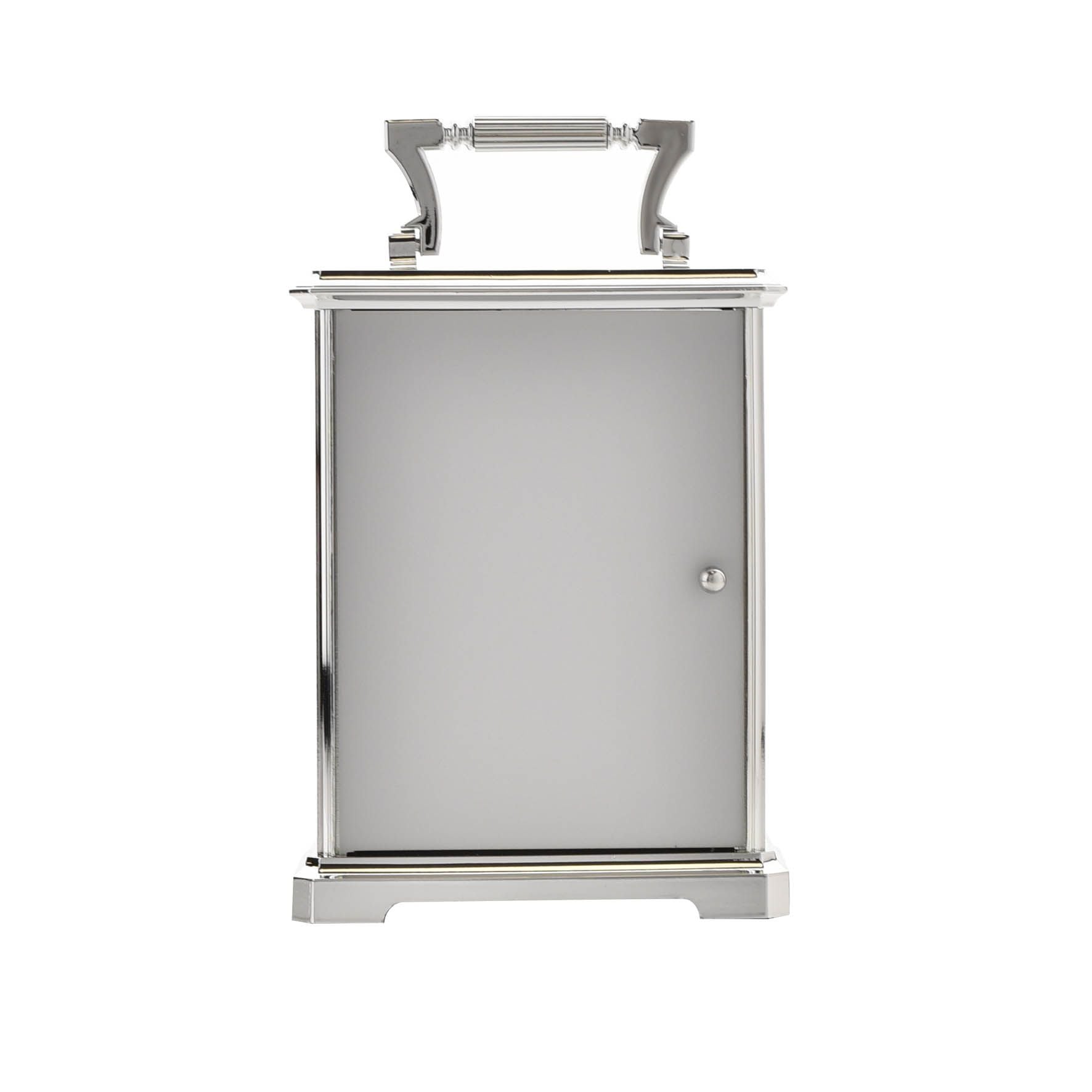 Wm.Widdop Carriage Clock - Silver