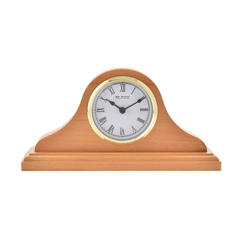 Wm.Widdop Wooden Mantel Clock Napoleon