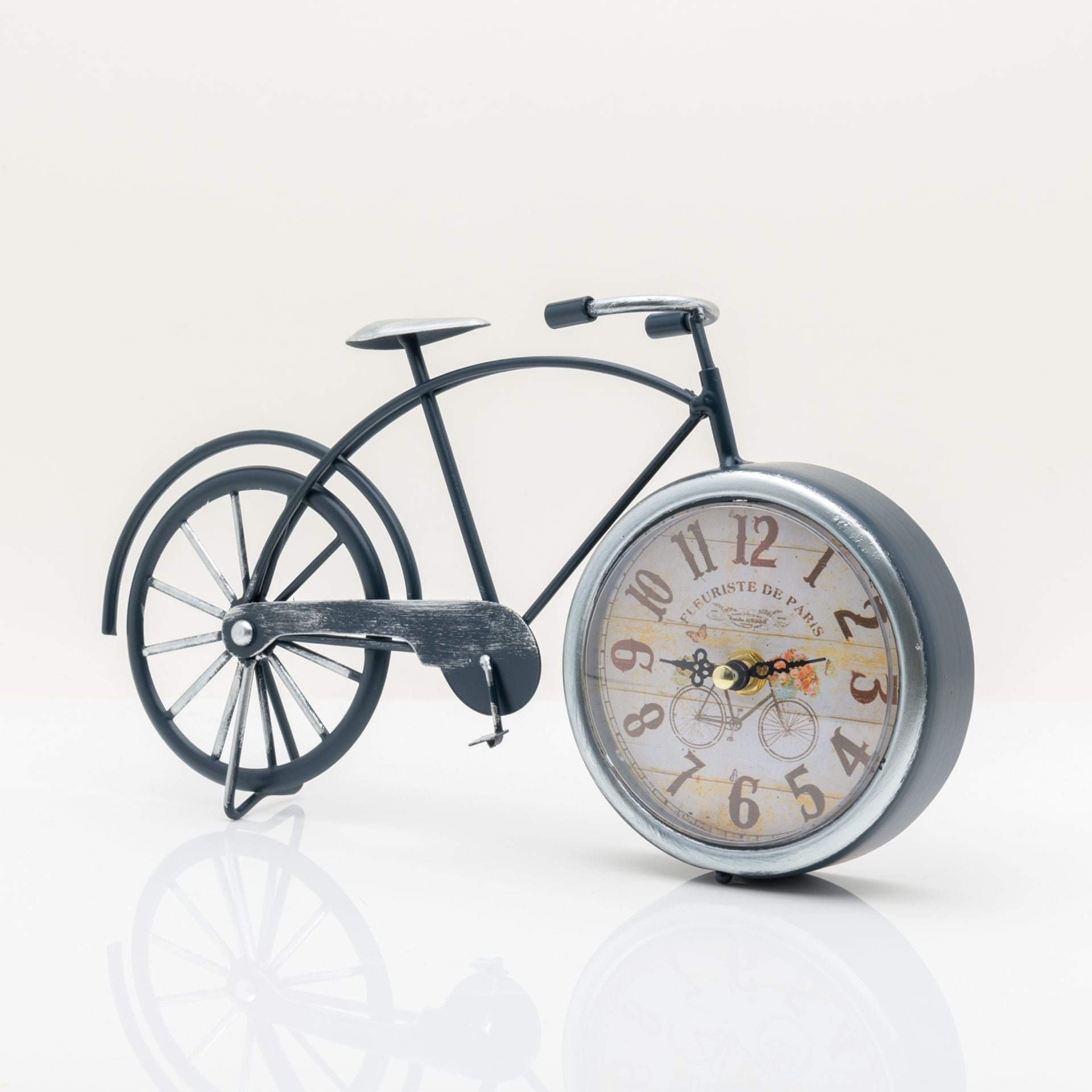 Hometime Mantel Clock Bicycle