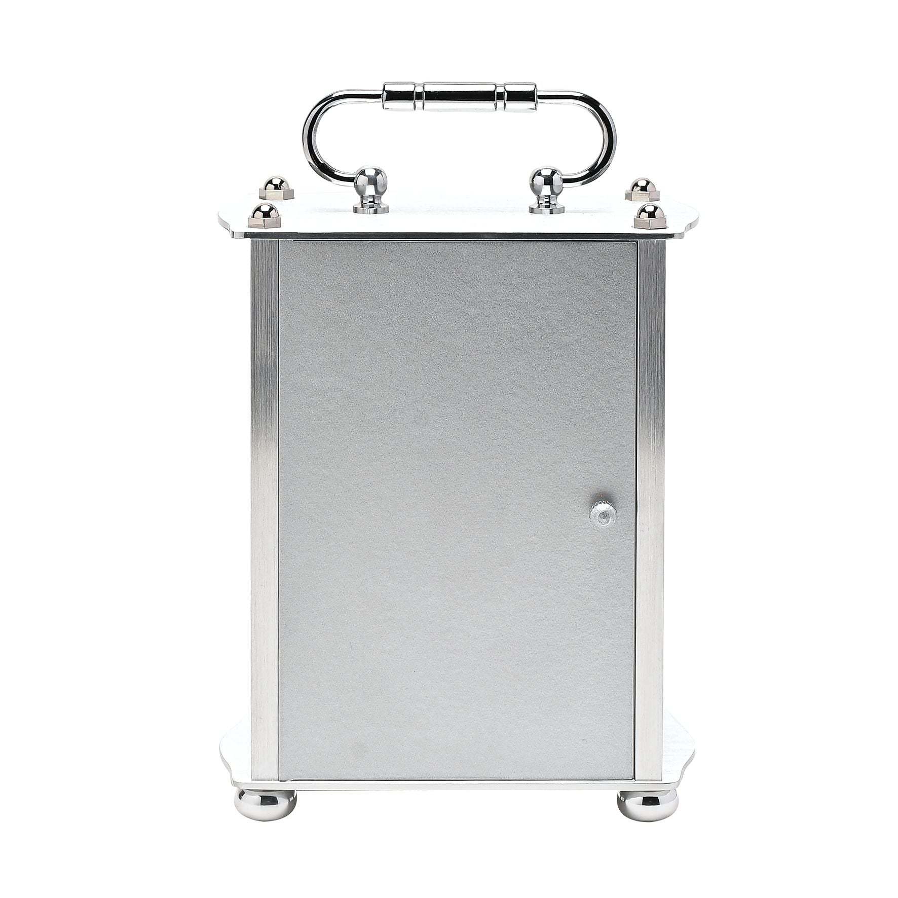 Wm.Widdop Carriage Clock - Silver