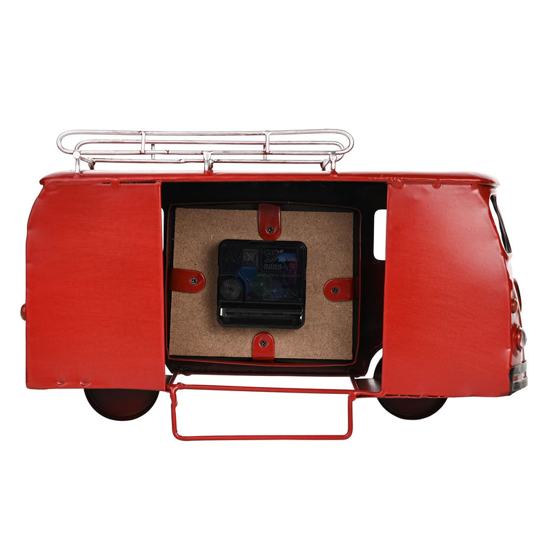 Hometime Metal Mantel Clock - Camper Van