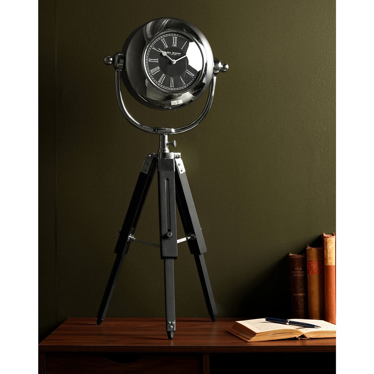 Wm.Widdop Tripod Clock
