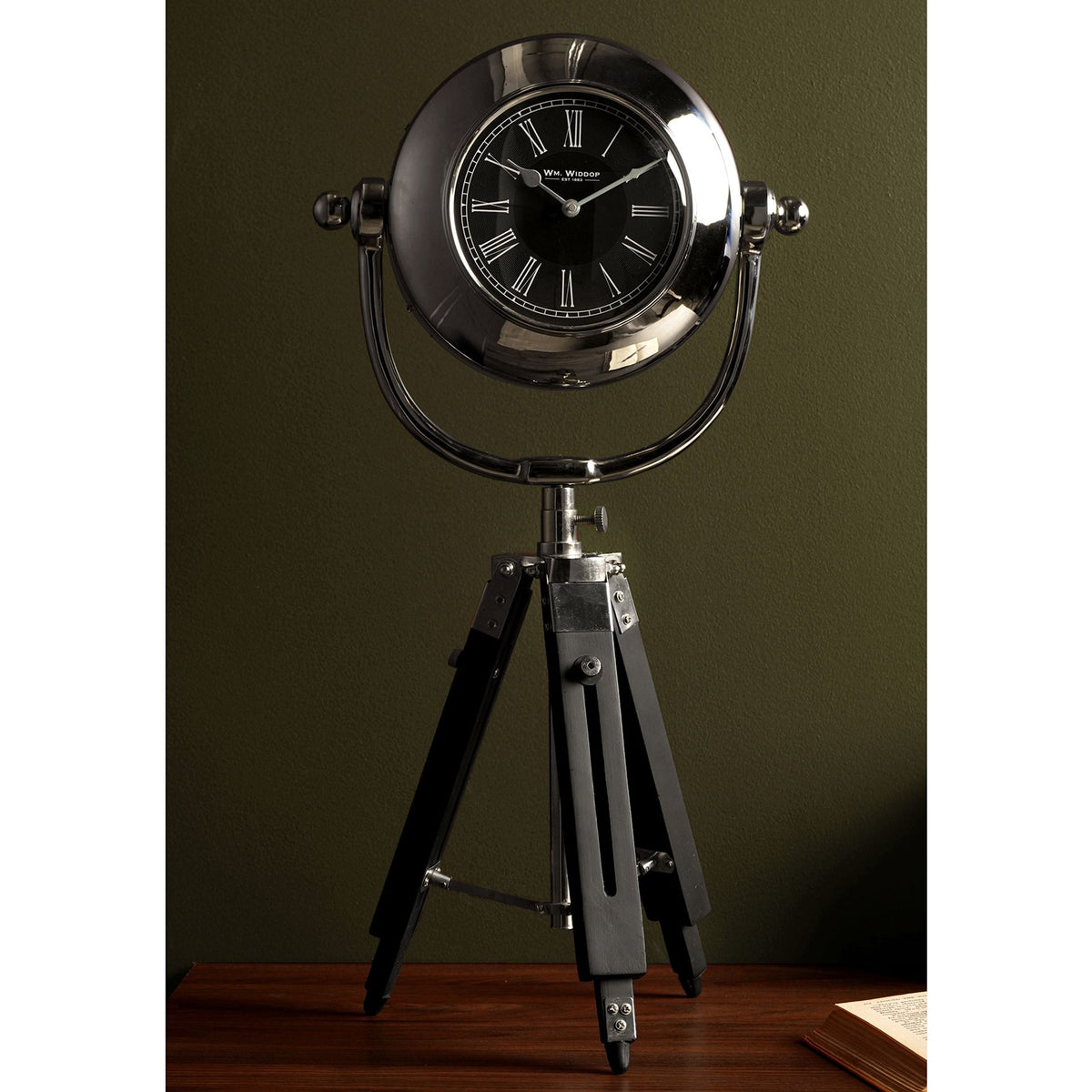 Wm.Widdop Tripod Clock