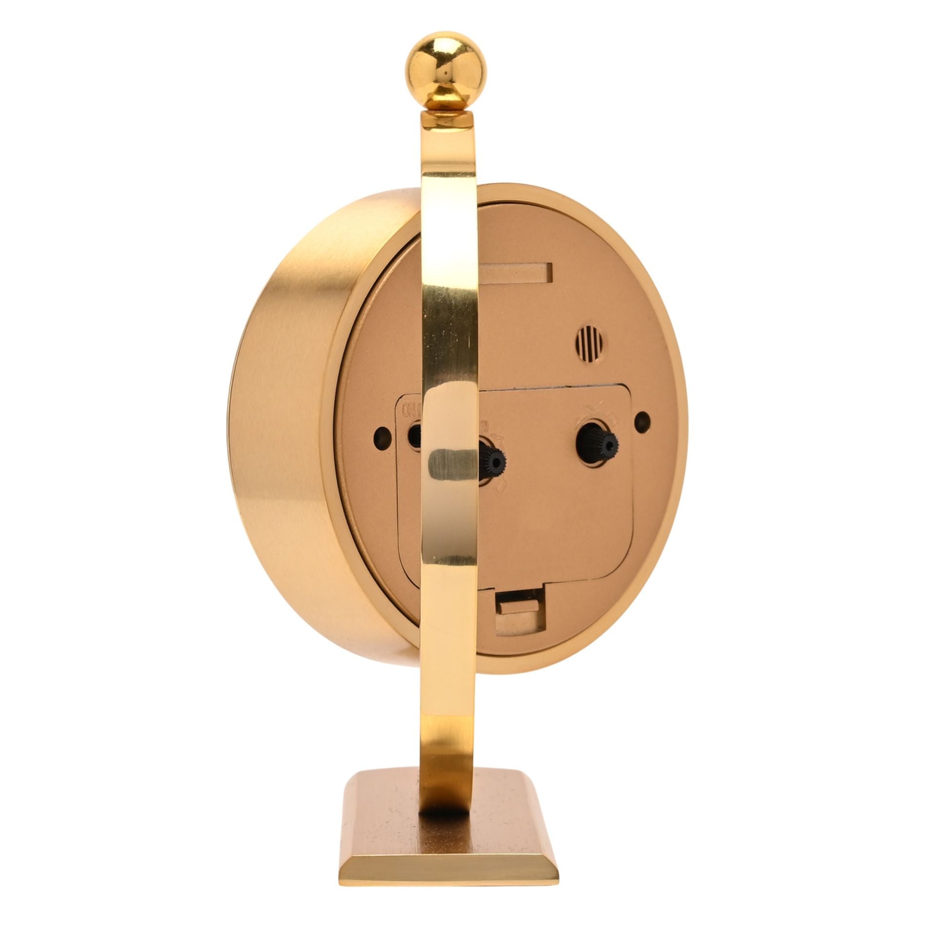 Wm. Widdop Gold Hanging Mantel Alarm Clock