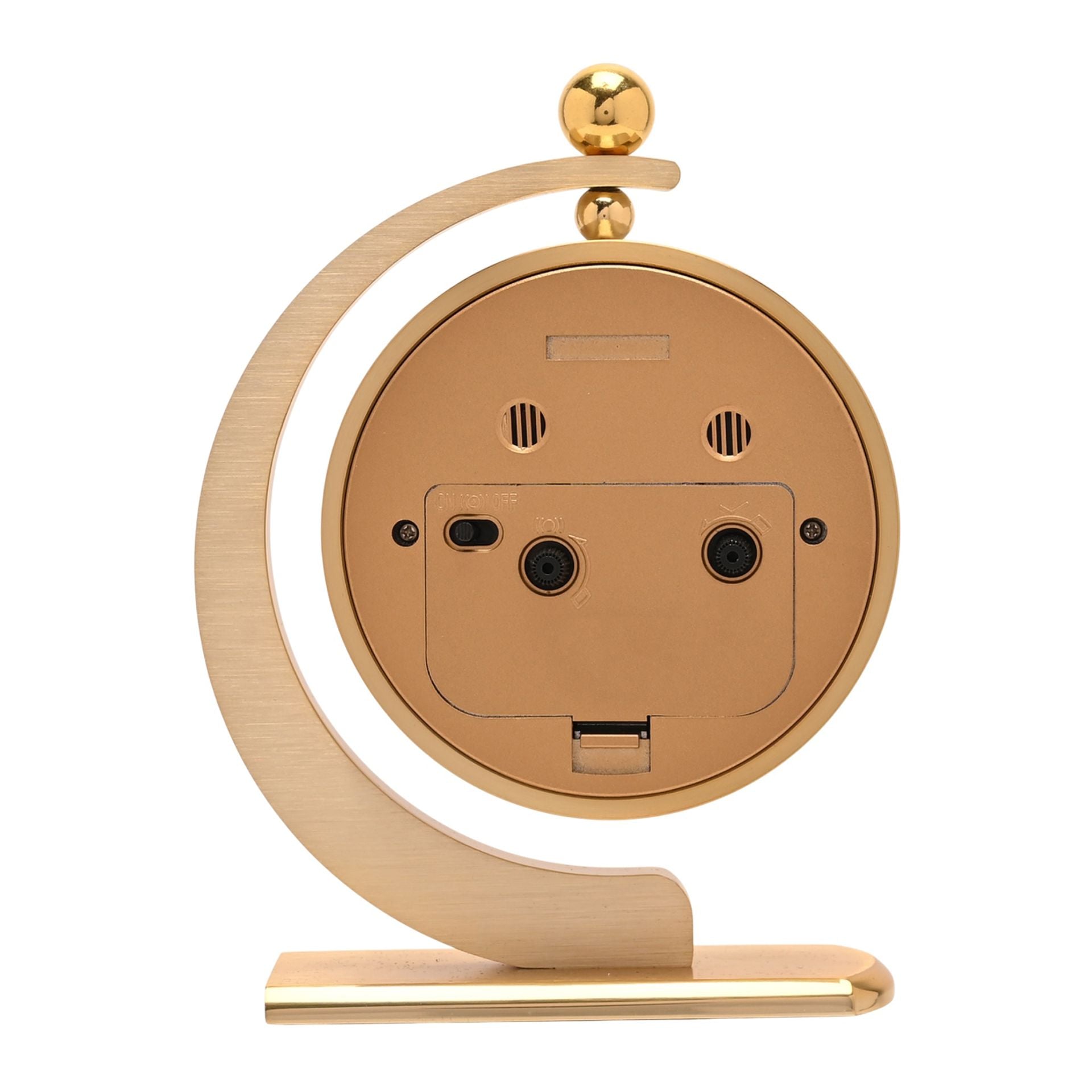 Wm. Widdop Gold Hanging Mantel Alarm Clock