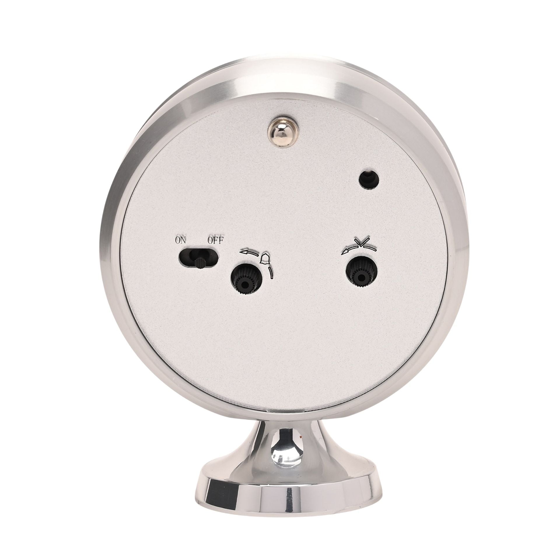Wm. Widdop Silver Mantel Alarm Clock