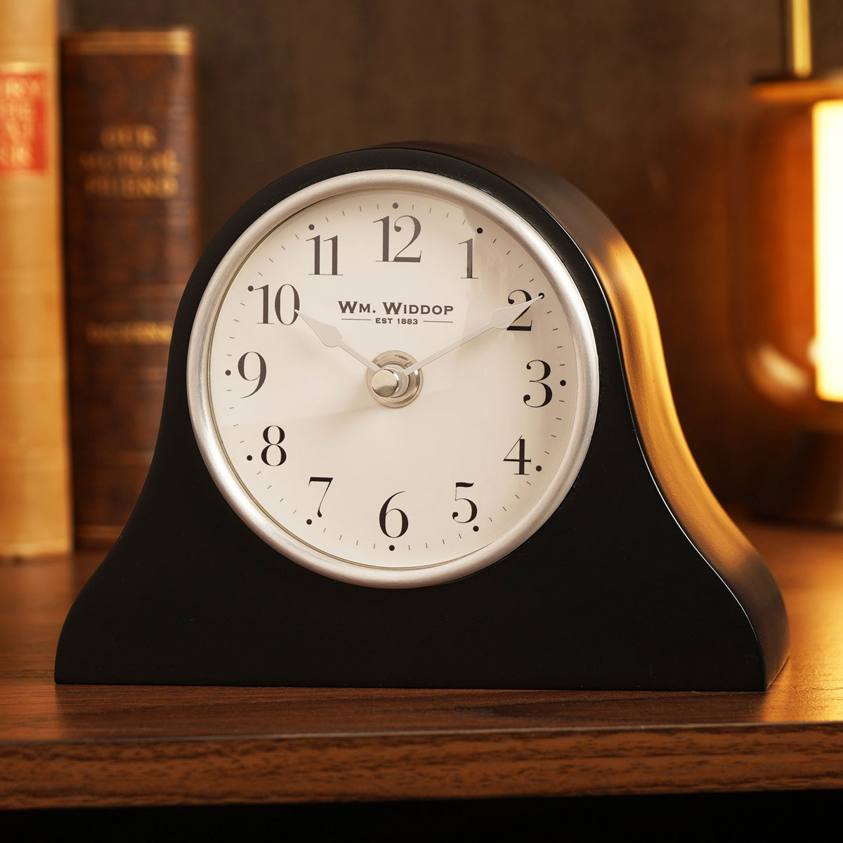 Wm. Widdop Napoleon Resin Table Clock