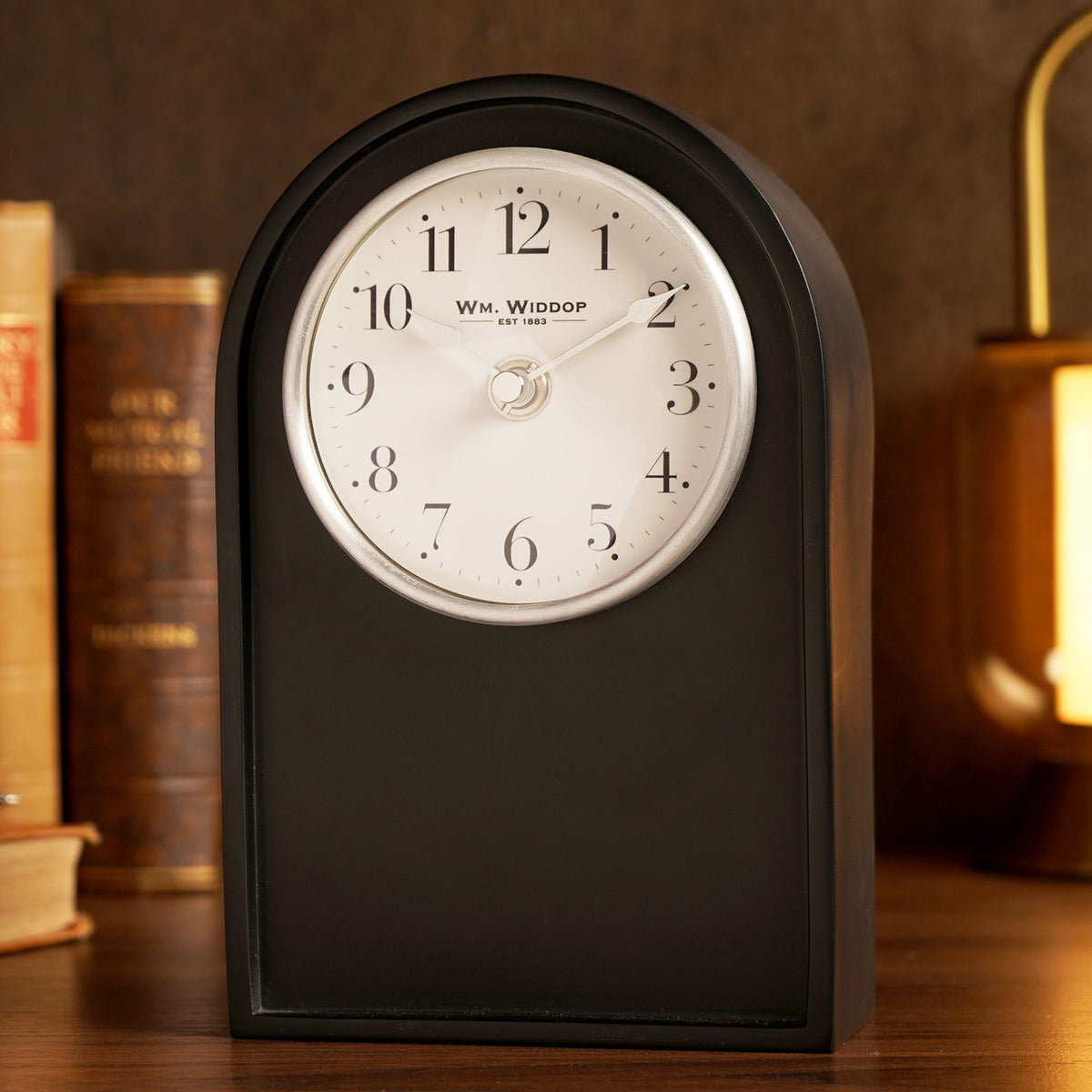 Wm. Widdop Arch Resin Table Clock