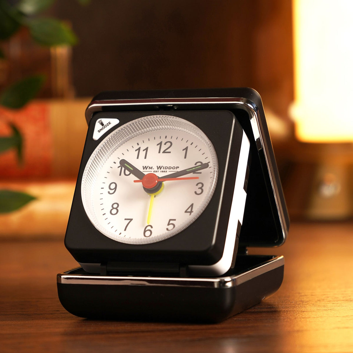 Wm. Widdop Mini Square Alarm Clock