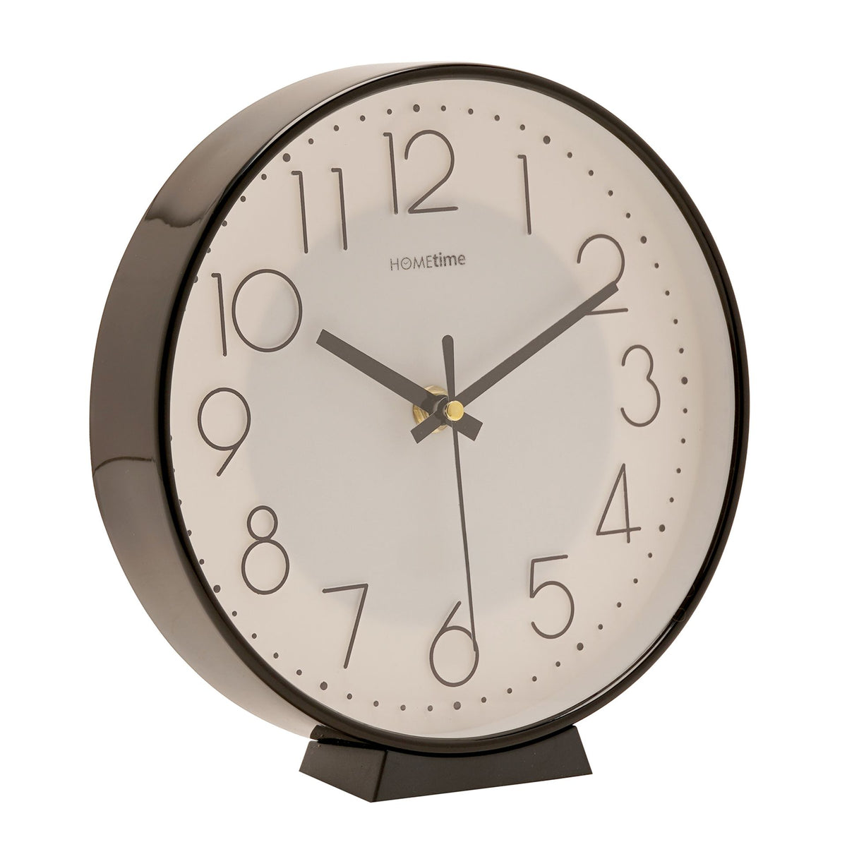 Hometime Tabletop Clock 20cm - Black