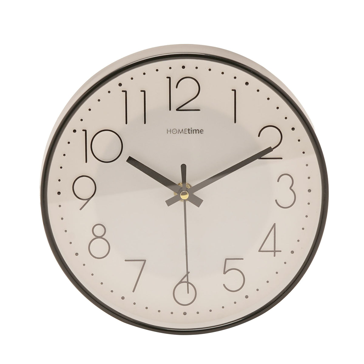 Hometime Tabletop Clock 20cm - Black