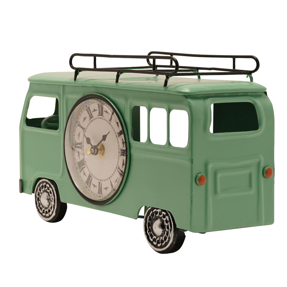 Hometime Metal Mantle Clock - Campervan