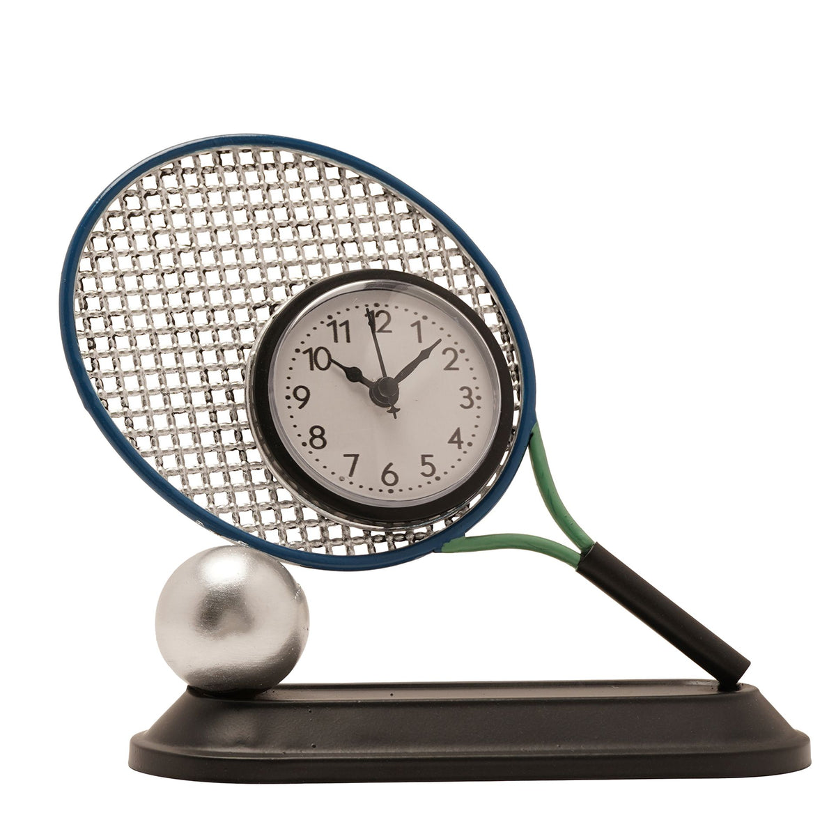 Hometime Metal Mantle Clock - Tennis