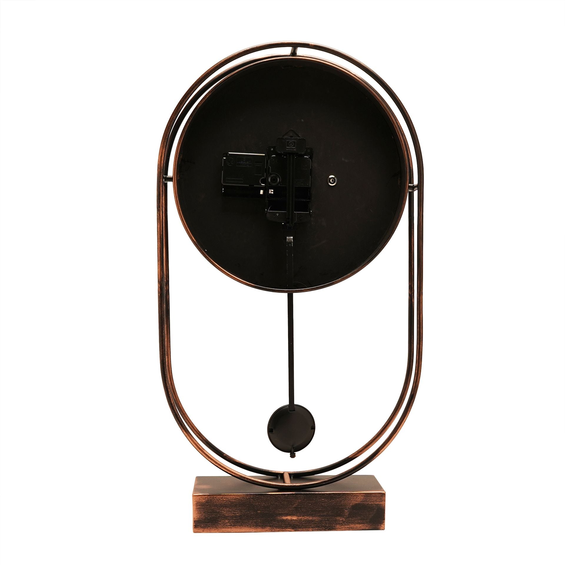 Wm Widdop Moving Gear Pendulum Mantel Clock - 63cm