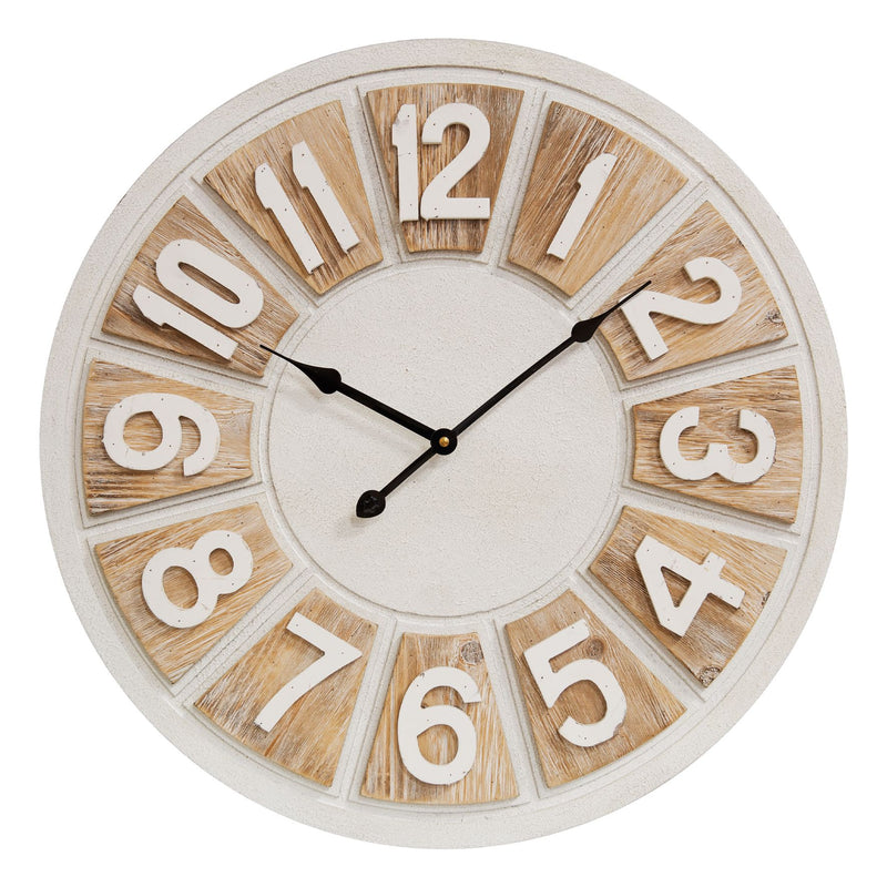 2 Tone Round Wall Clock Arabic Dial 50cm