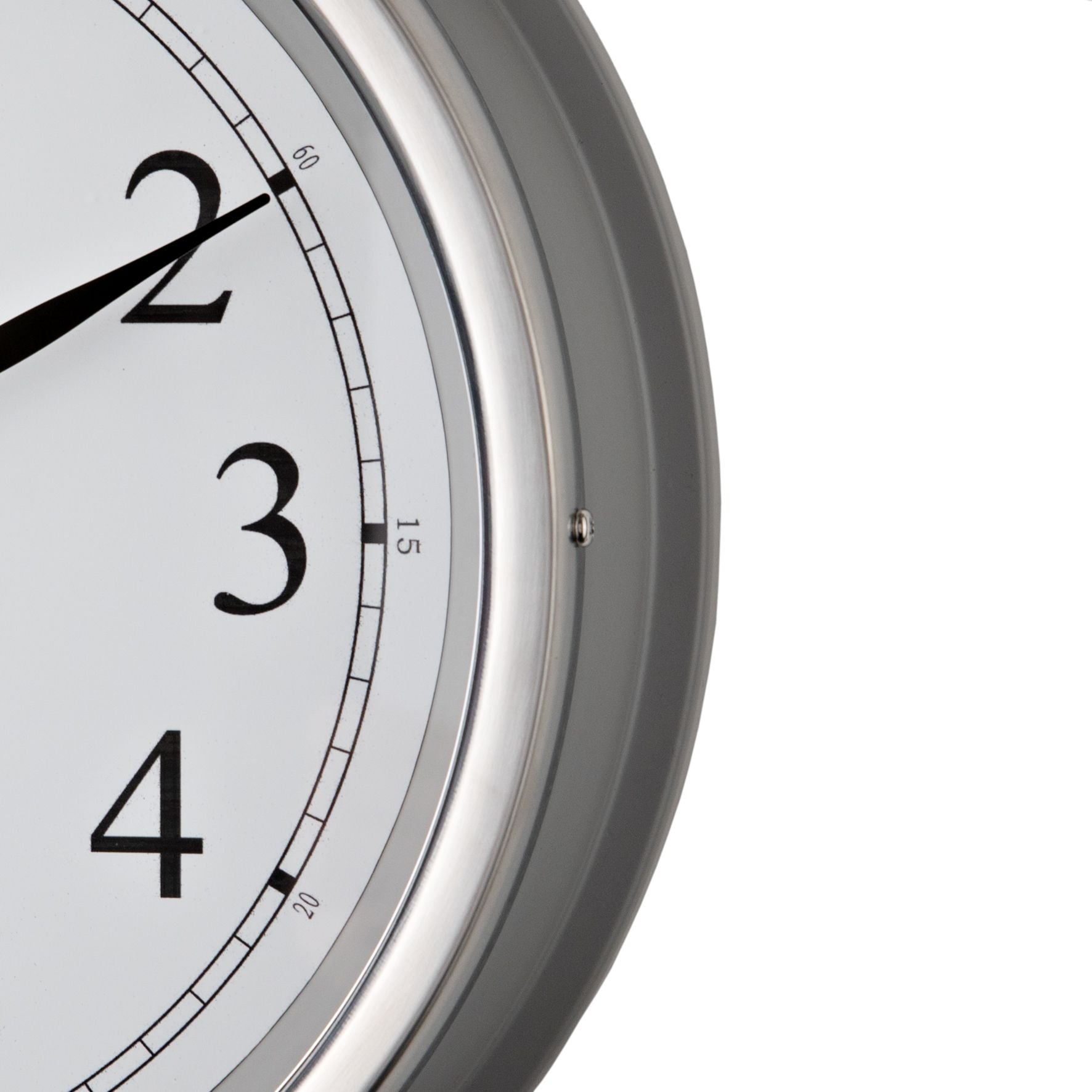 Hometime Grey Wall Clock With Arabic Dial 35cm