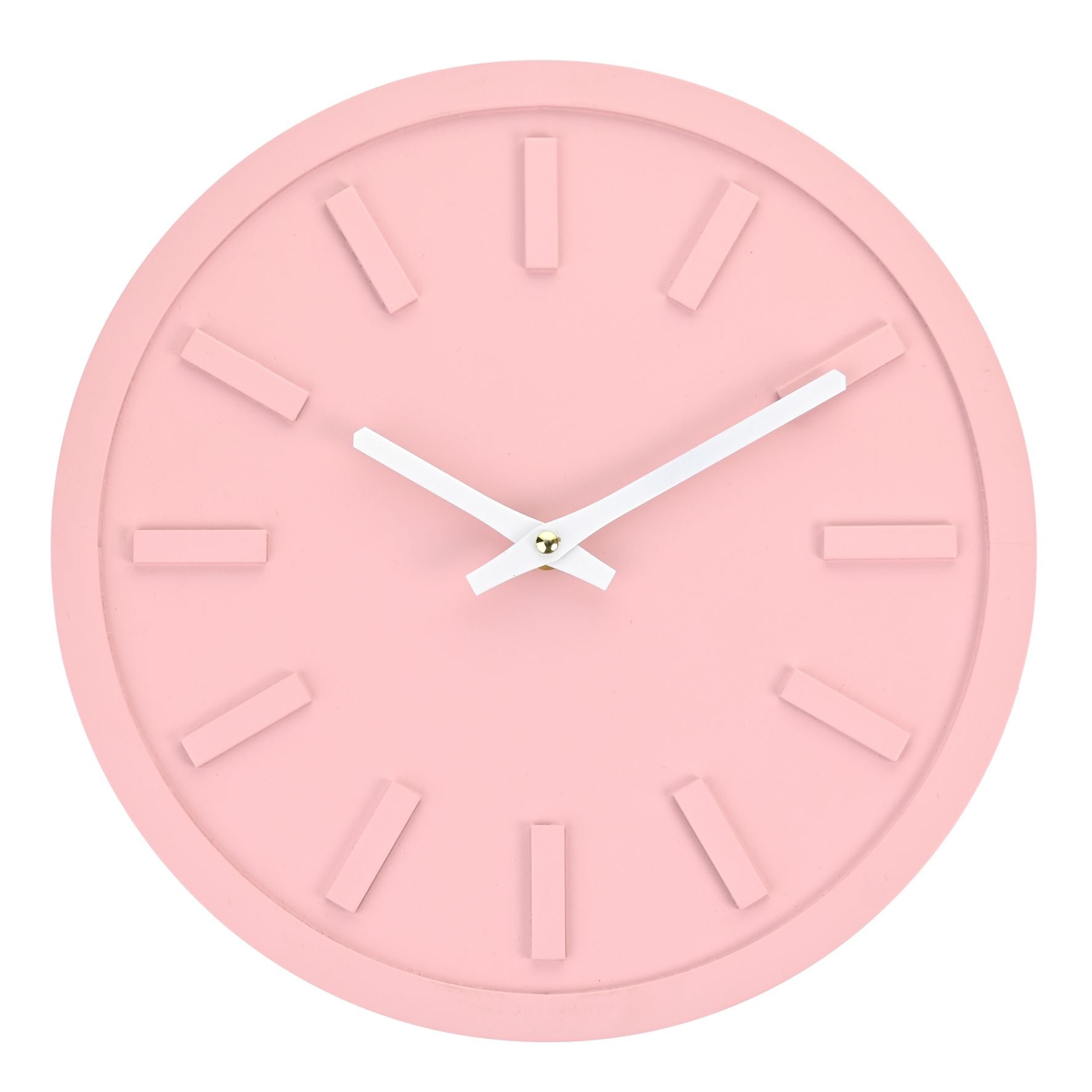 Interval Minimalist Wall Clock 30cm - Pink