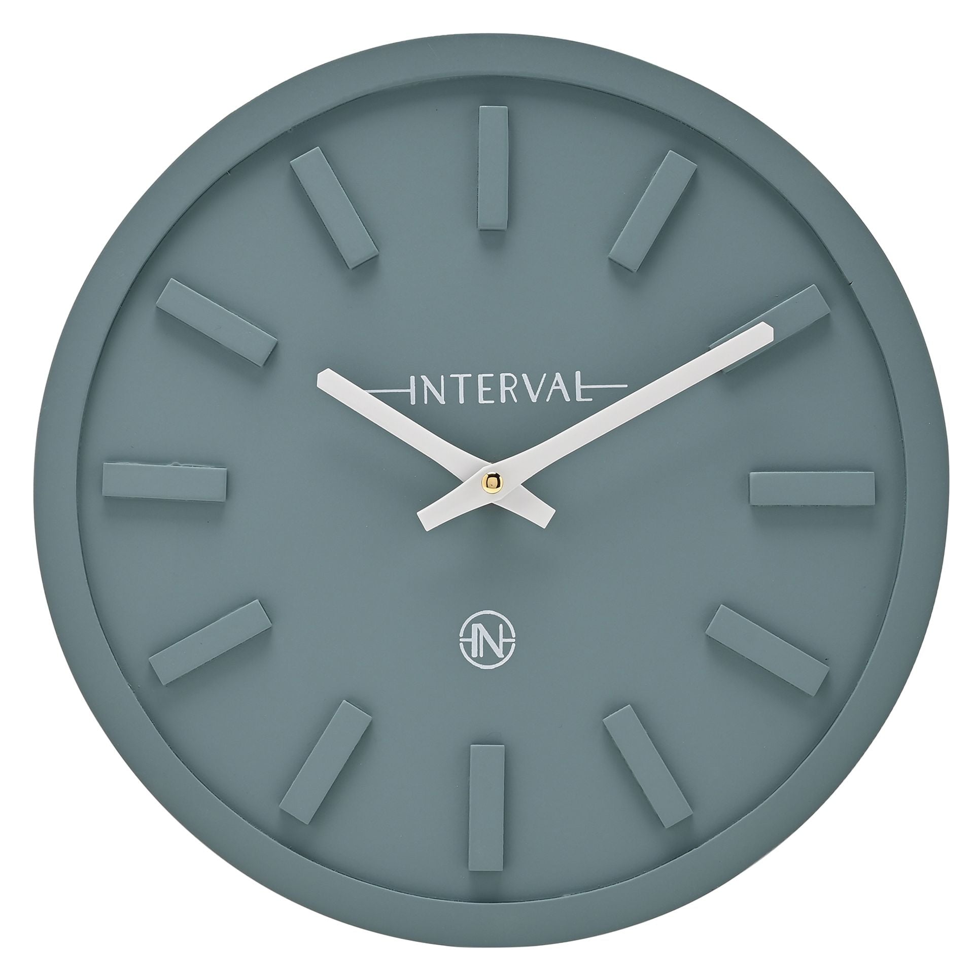 Interval Minimalist Wall Clock 30cm - Teal