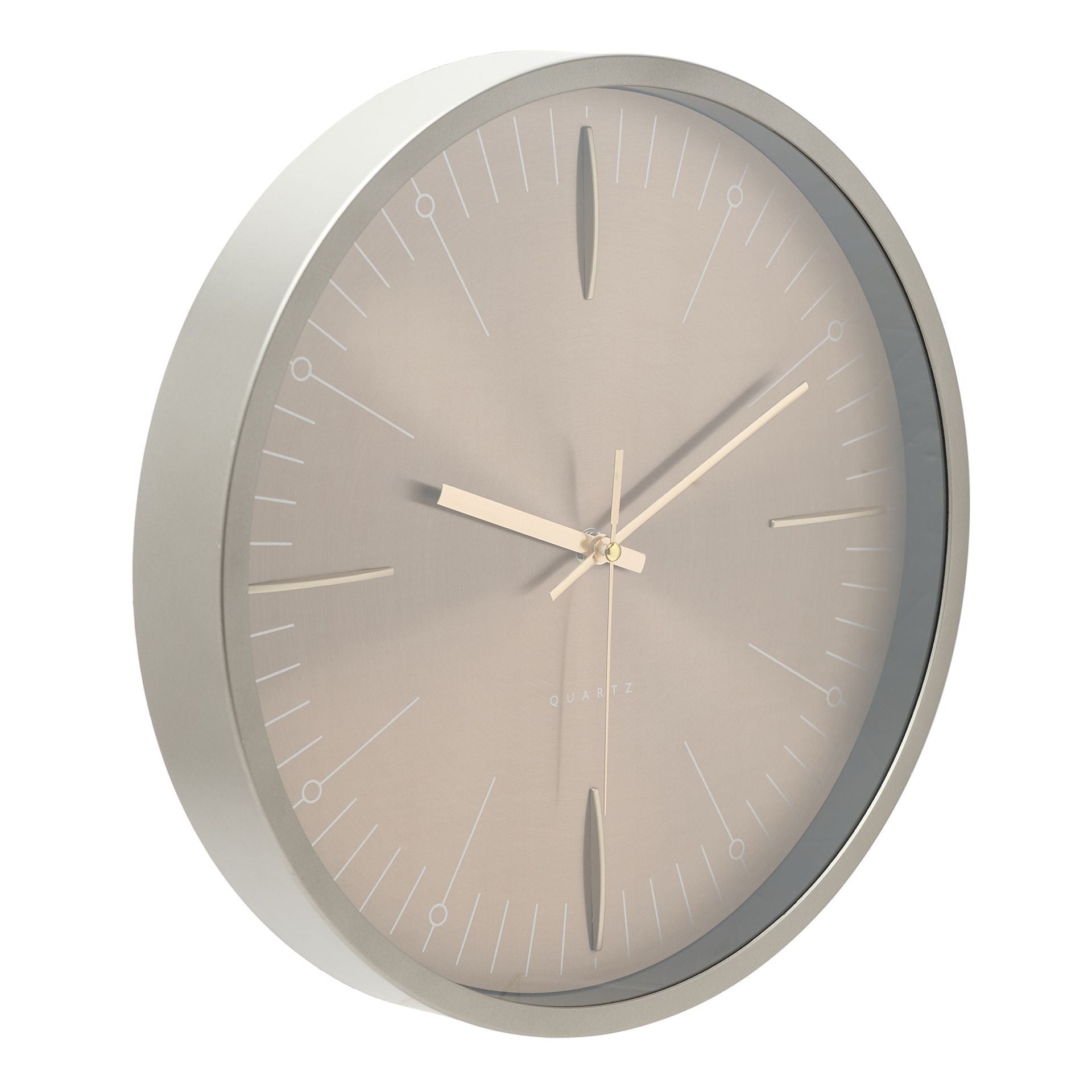 Interval Wall Clock 35cm - Bronze