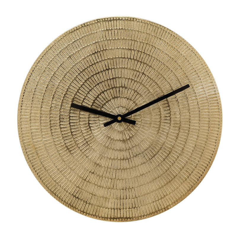 Interval Metal Wall Clock 30cm - Champagne Gold