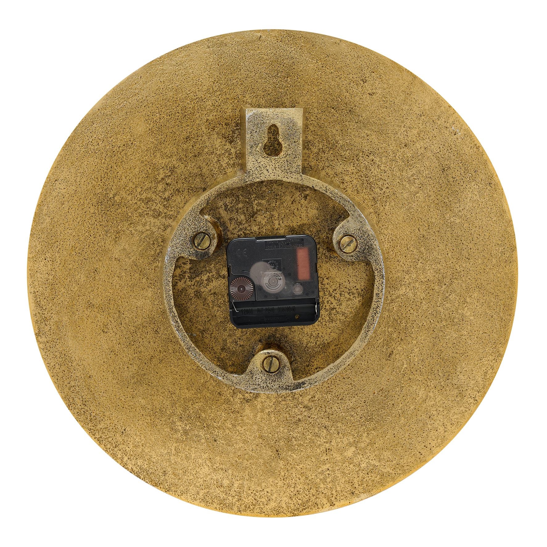 Interval Metal Wall Clock 30cm - Antique Brass