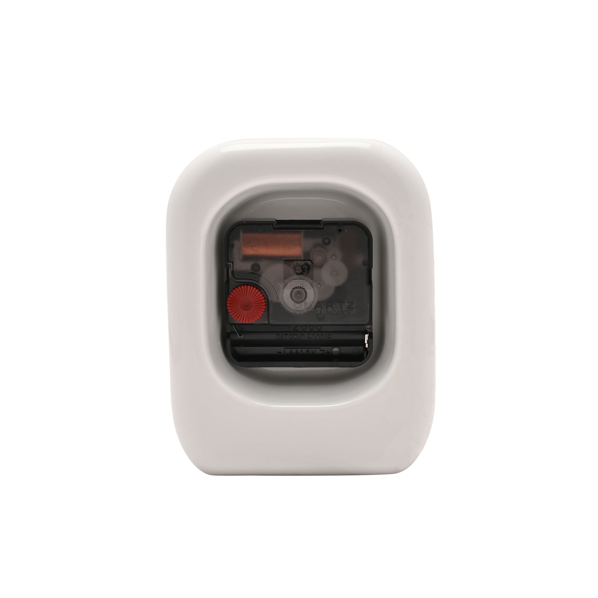 Interval Porcelain Desk Clock - White