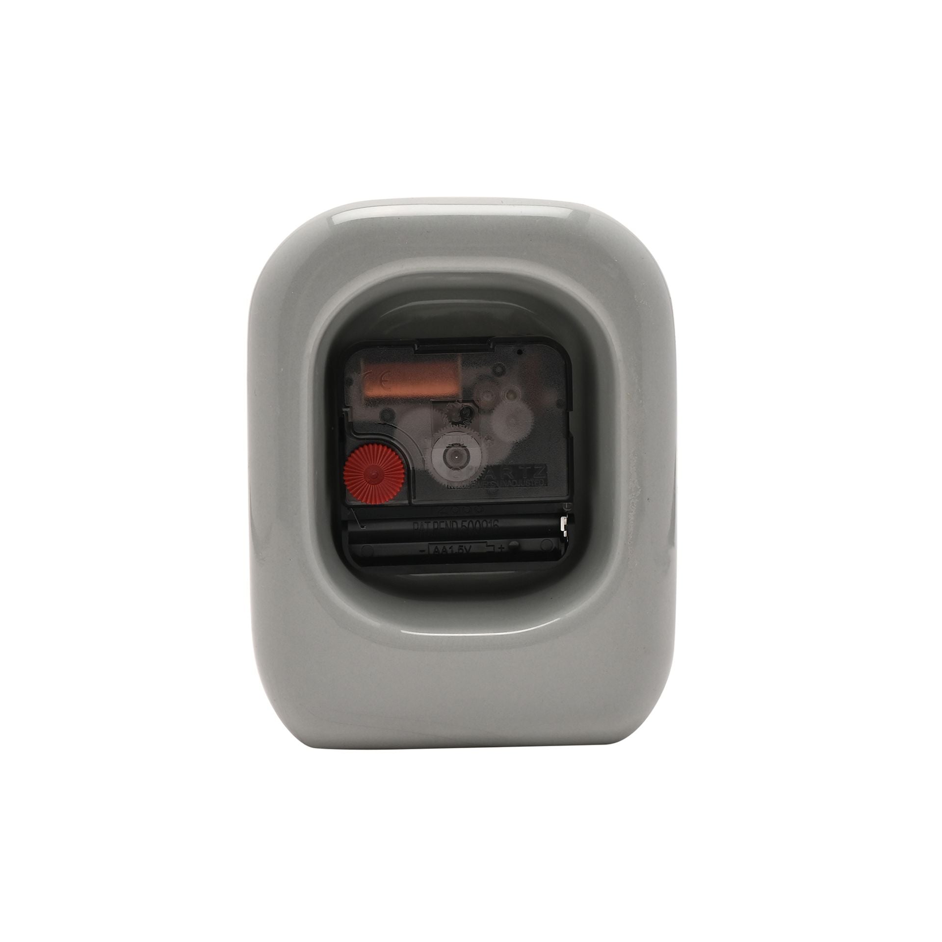 Interval Porcelain Desk Clock - Grey