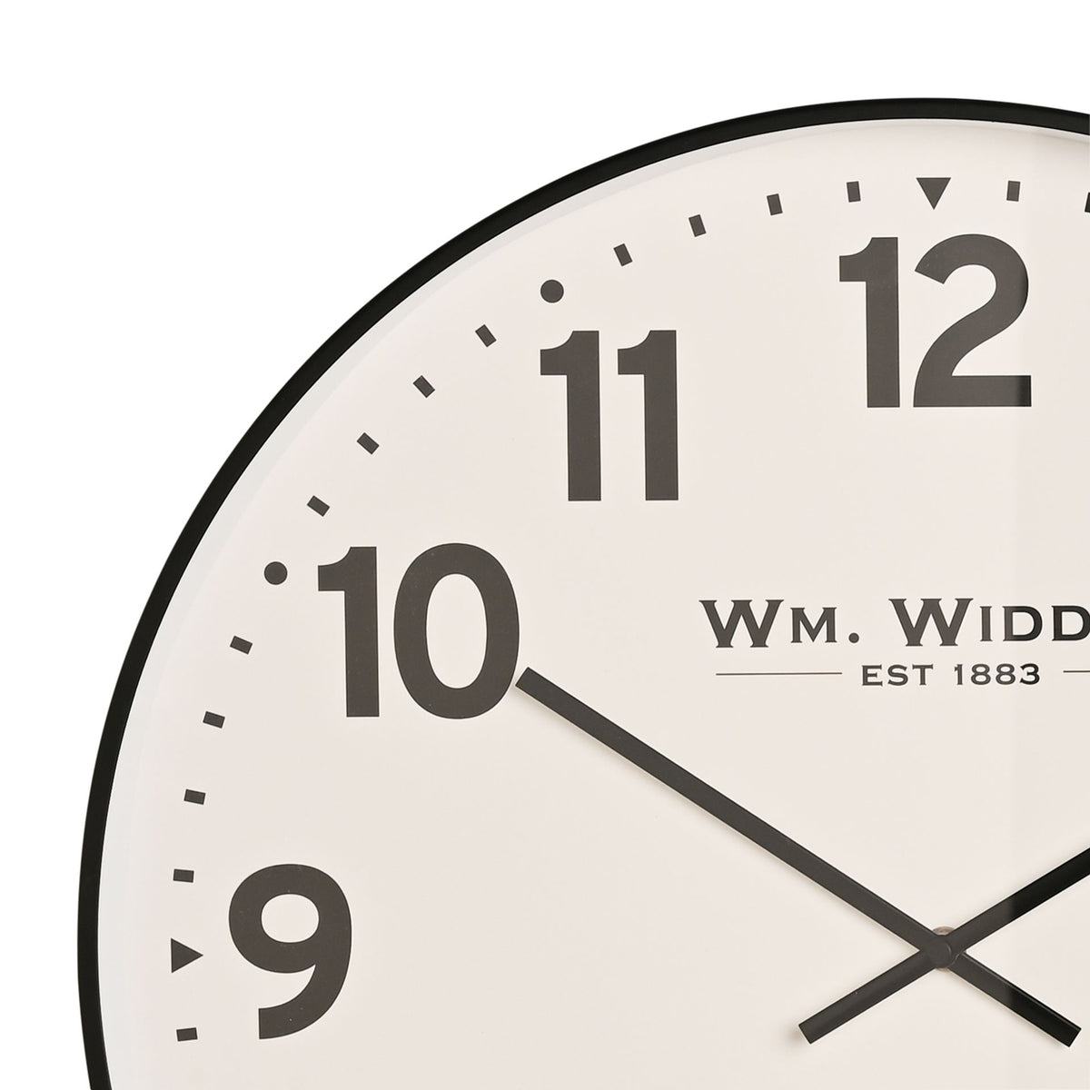 Wm. Widdop Metal Wall Clock