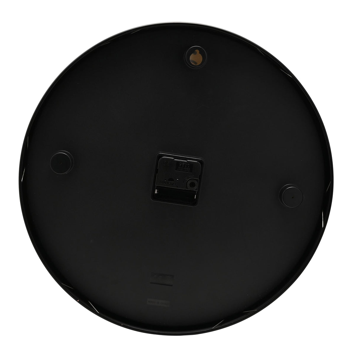 Wm. Widdop Ribbed Finish Metal Wall Clock