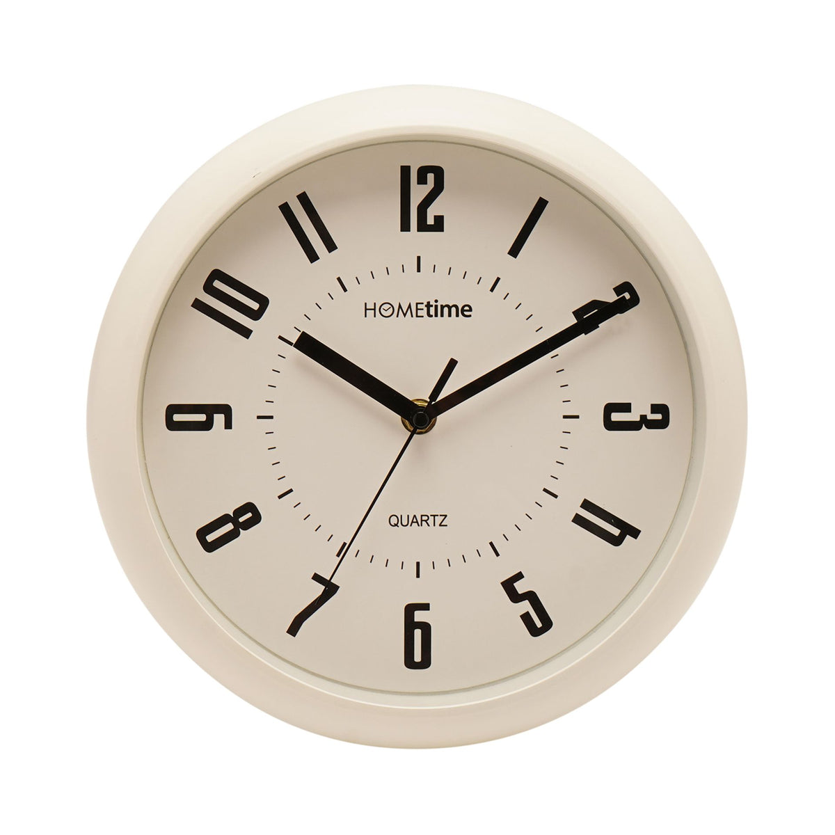 Hometime Modern Wall Clock - White 25cm