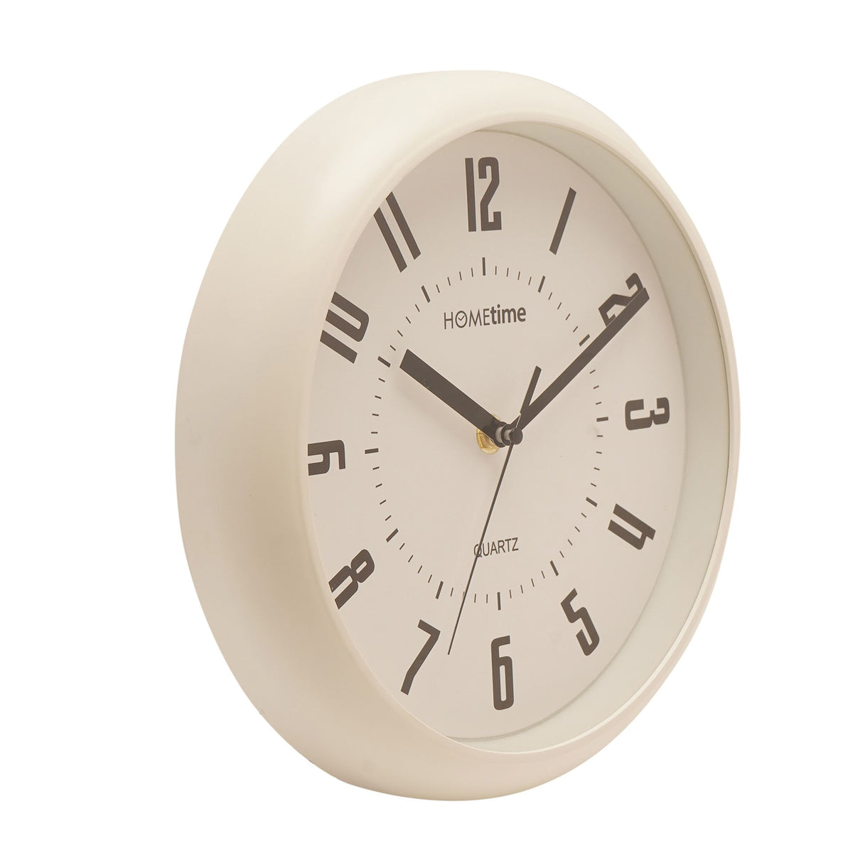 Hometime Modern Wall Clock - White 25cm