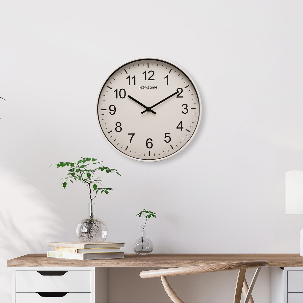 Hometime Wall Clock 40cm - White