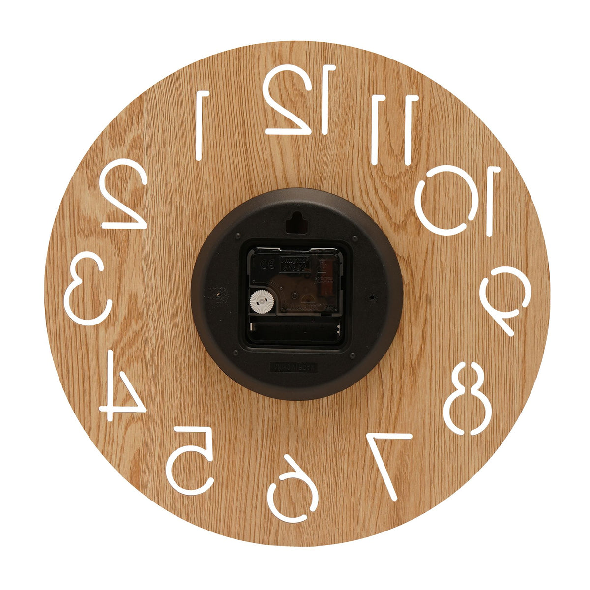 Hometime Wooden Wall Clock 50cm