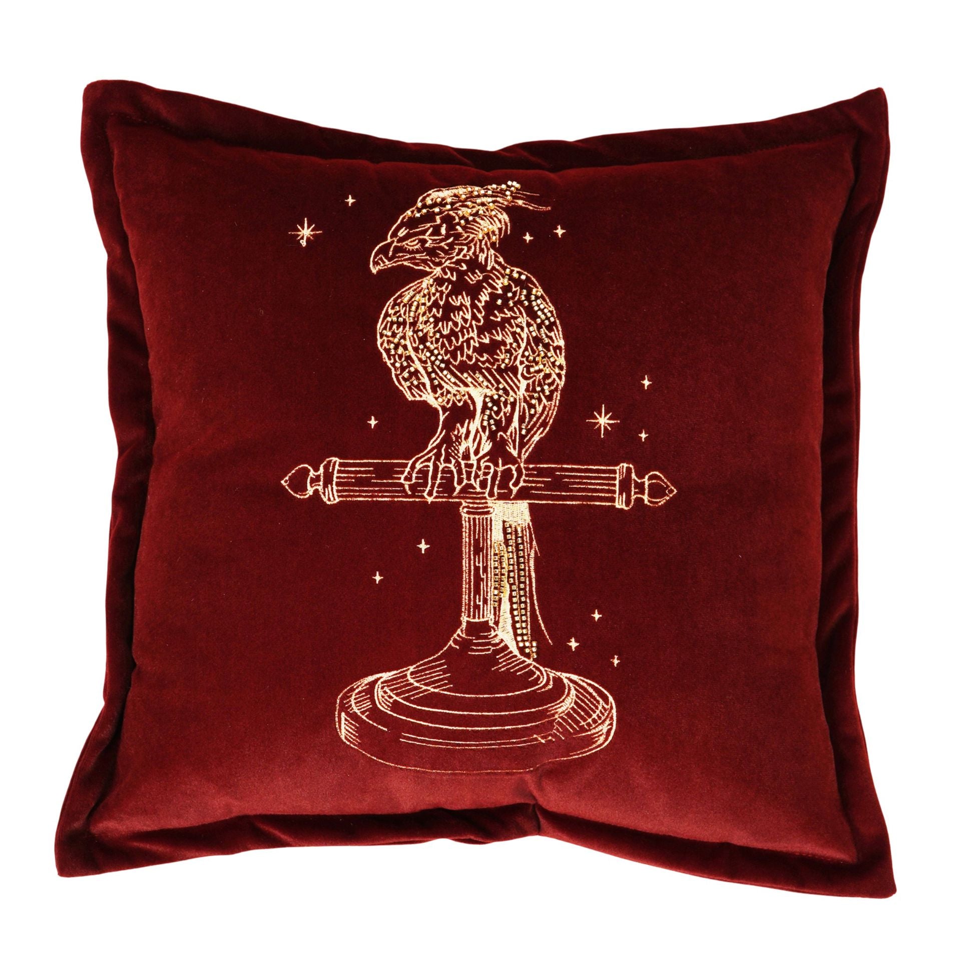 Harry Potter Alumni Velvet Cushion 43cm - Fawkes